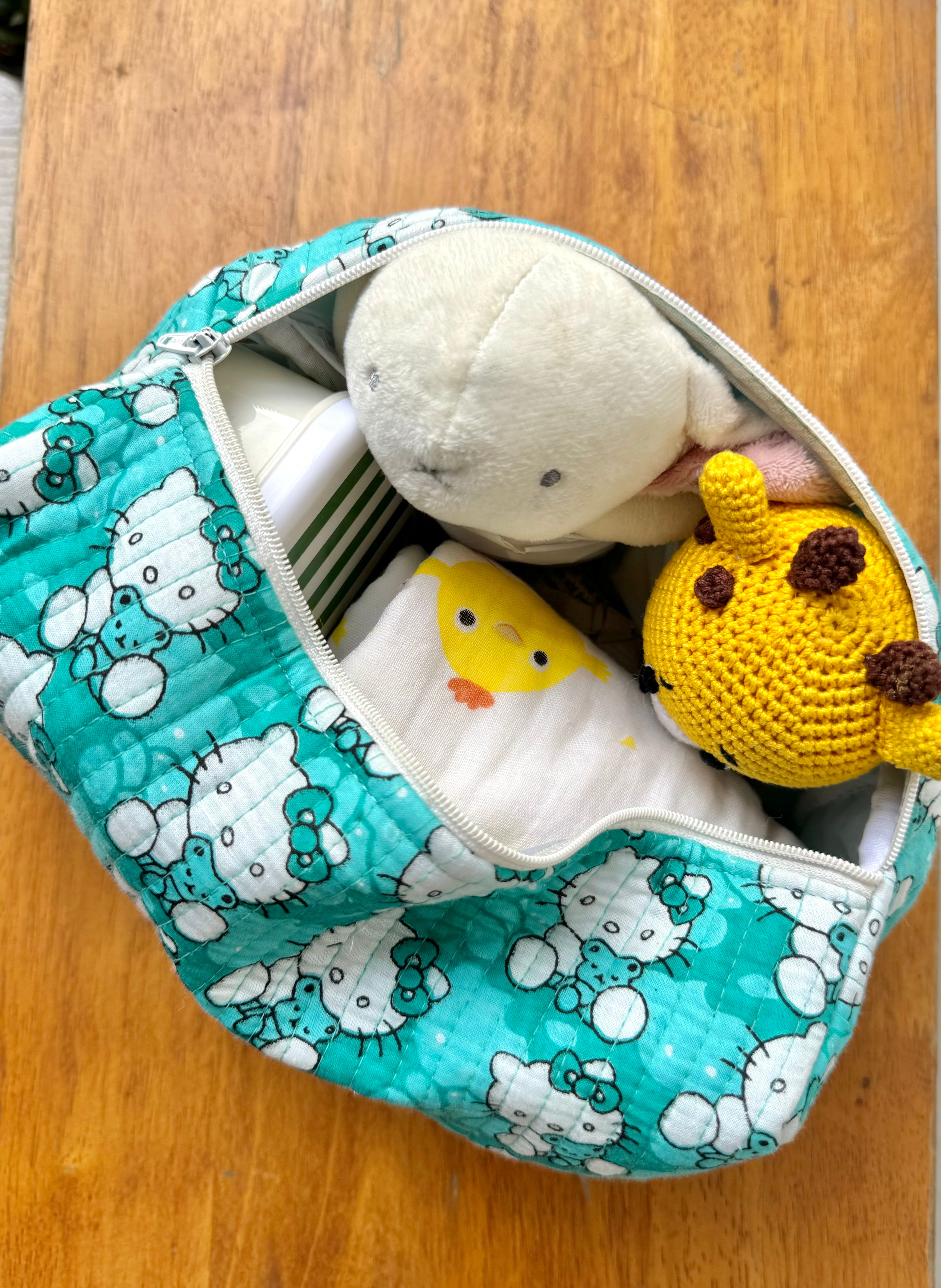 KIDS PRINT MULTI PURPOSE TOILETRY BAGS
