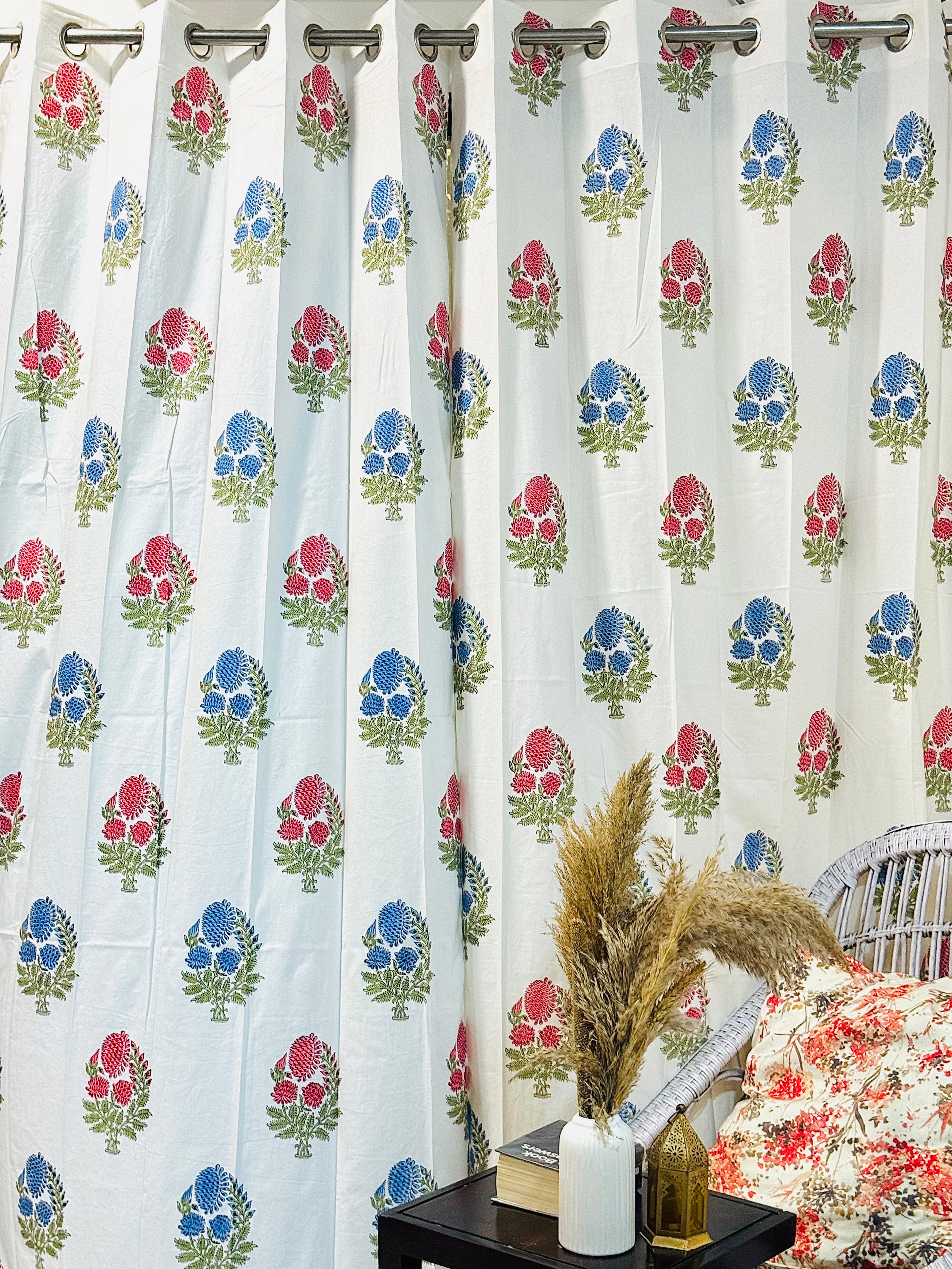 HANDBLOCK PRINTED CURTAIN