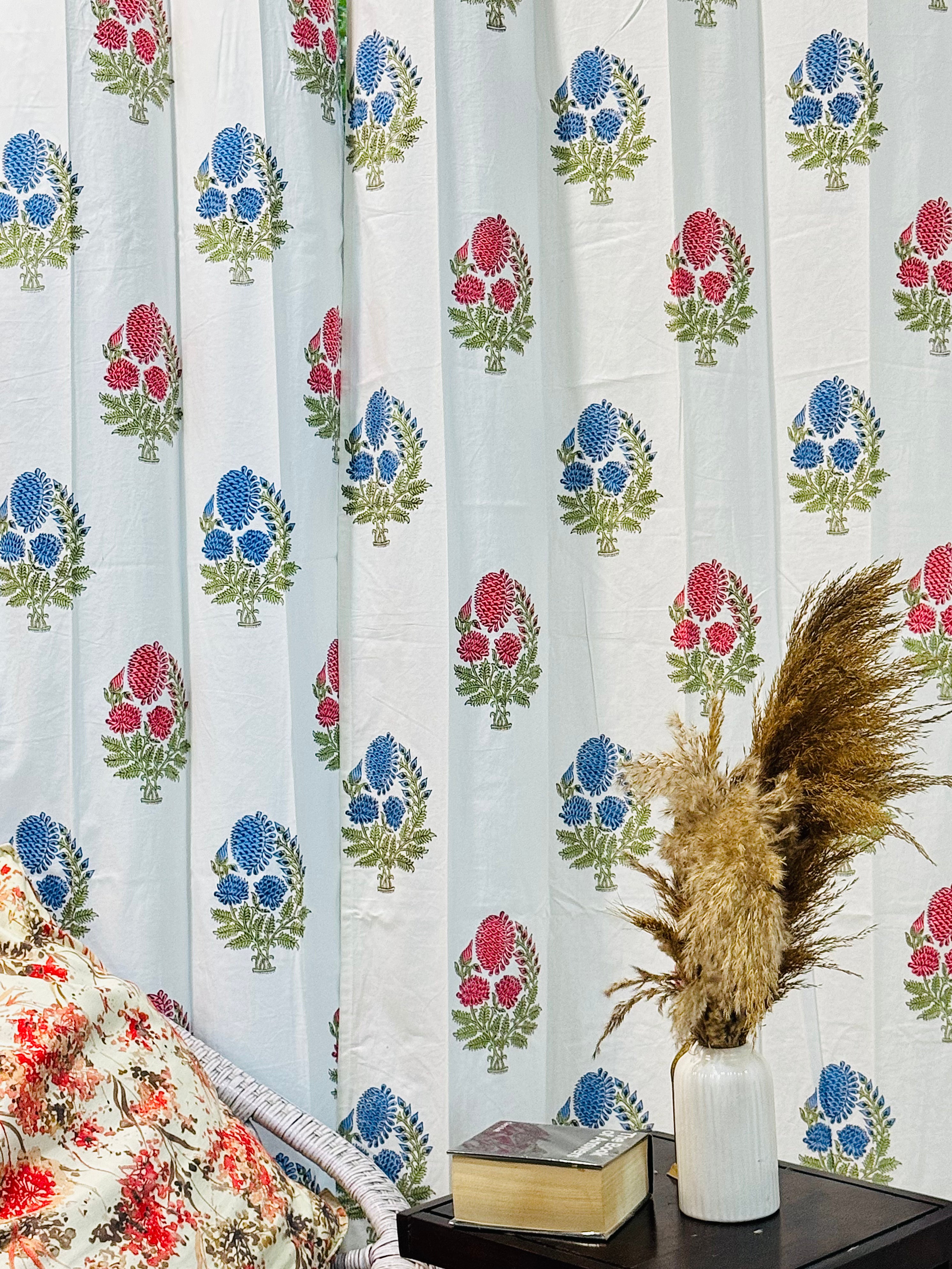 HANDBLOCK PRINTED CURTAIN