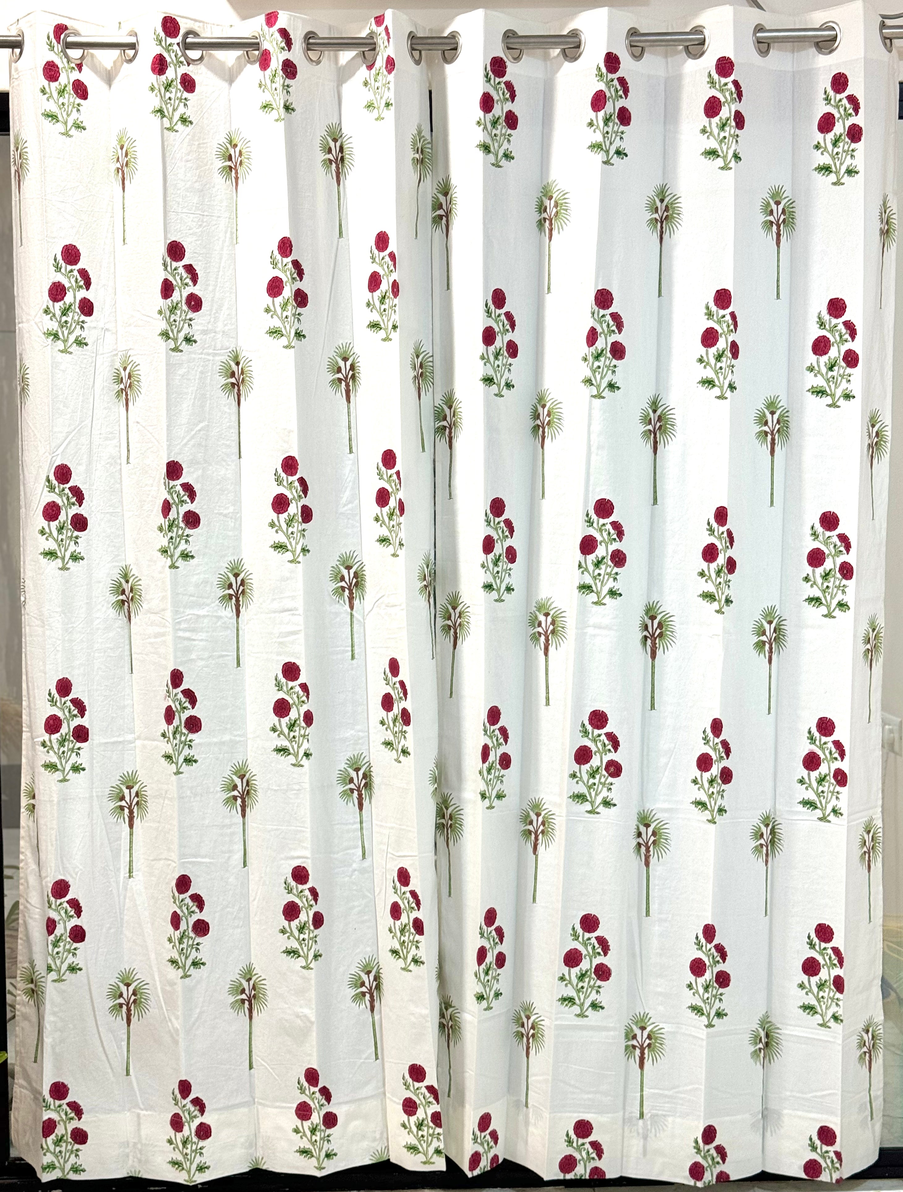HANDBLOCK PRINTED CURTAIN