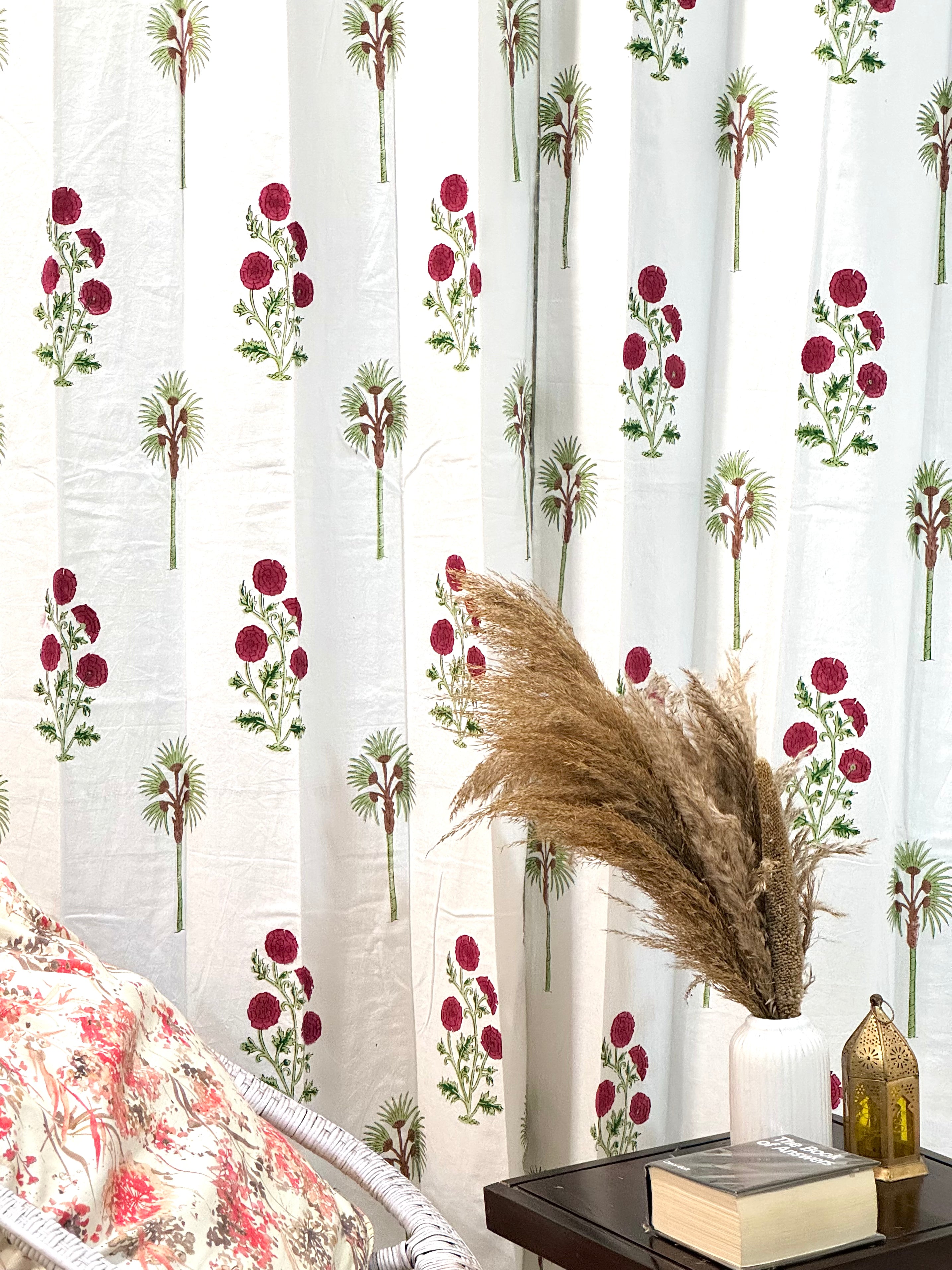 HANDBLOCK PRINTED CURTAIN