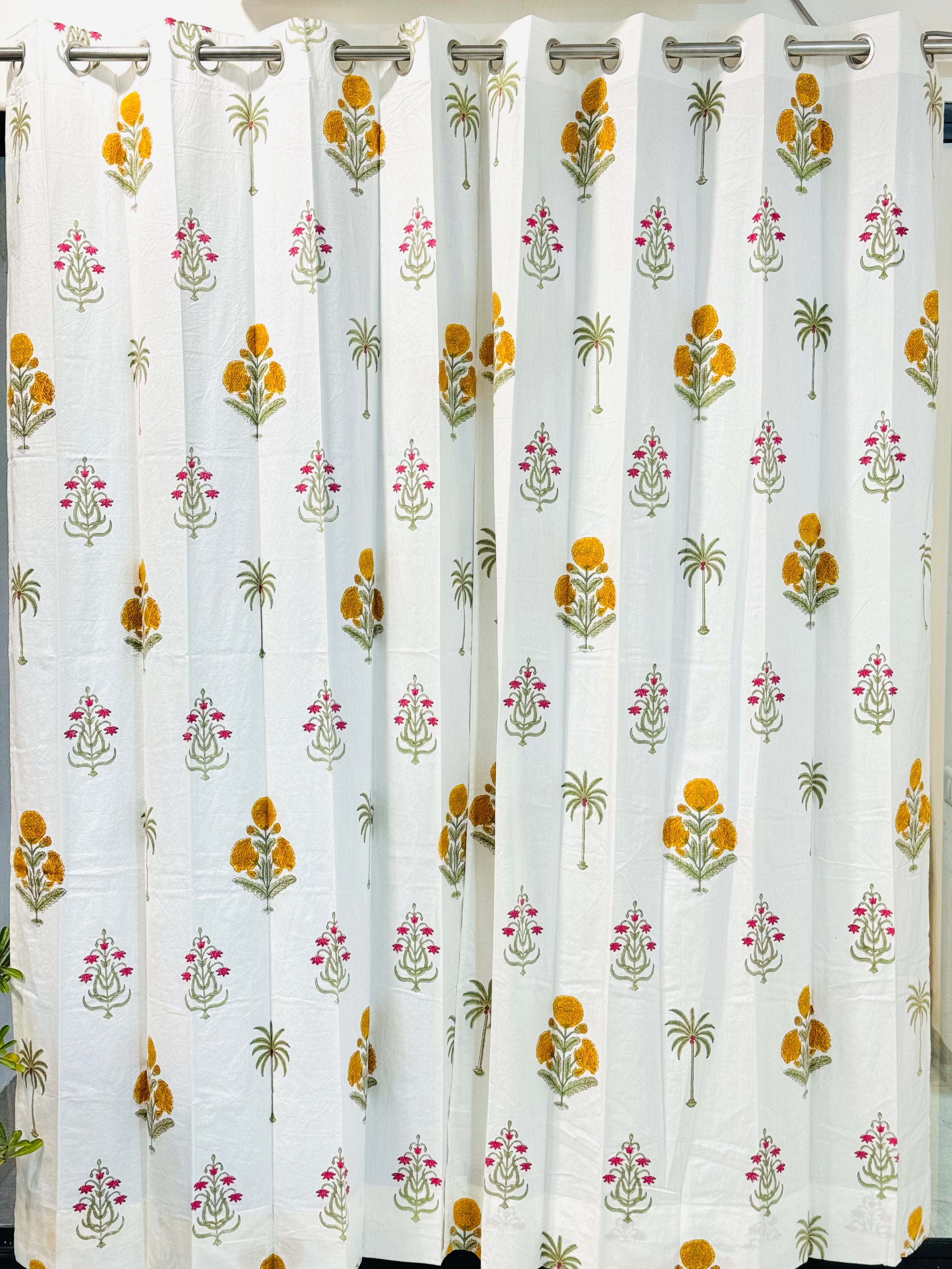HANDBLOCK PRINTED CURTAIN