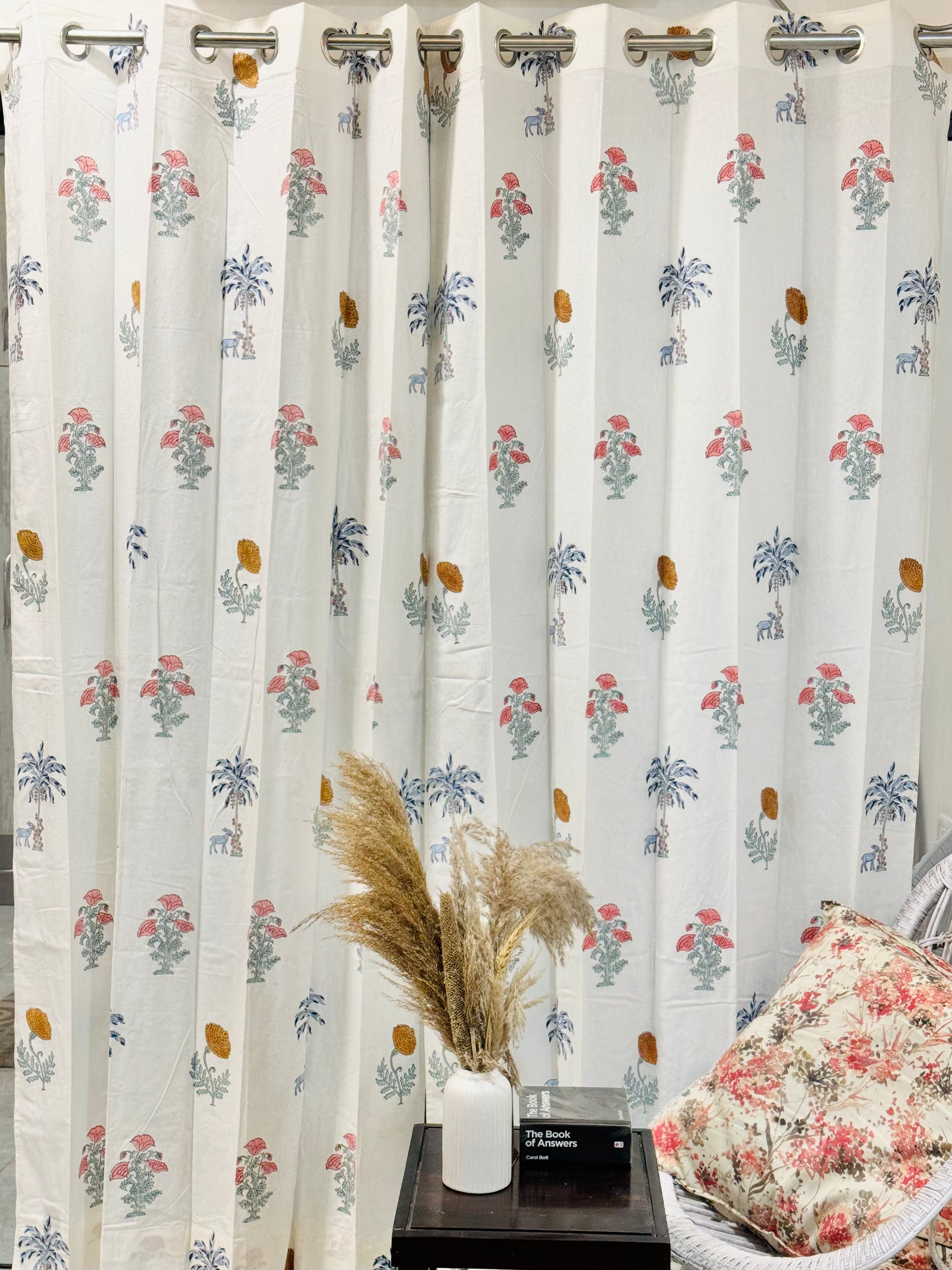HANDBLOCK PRINTED CURTAIN