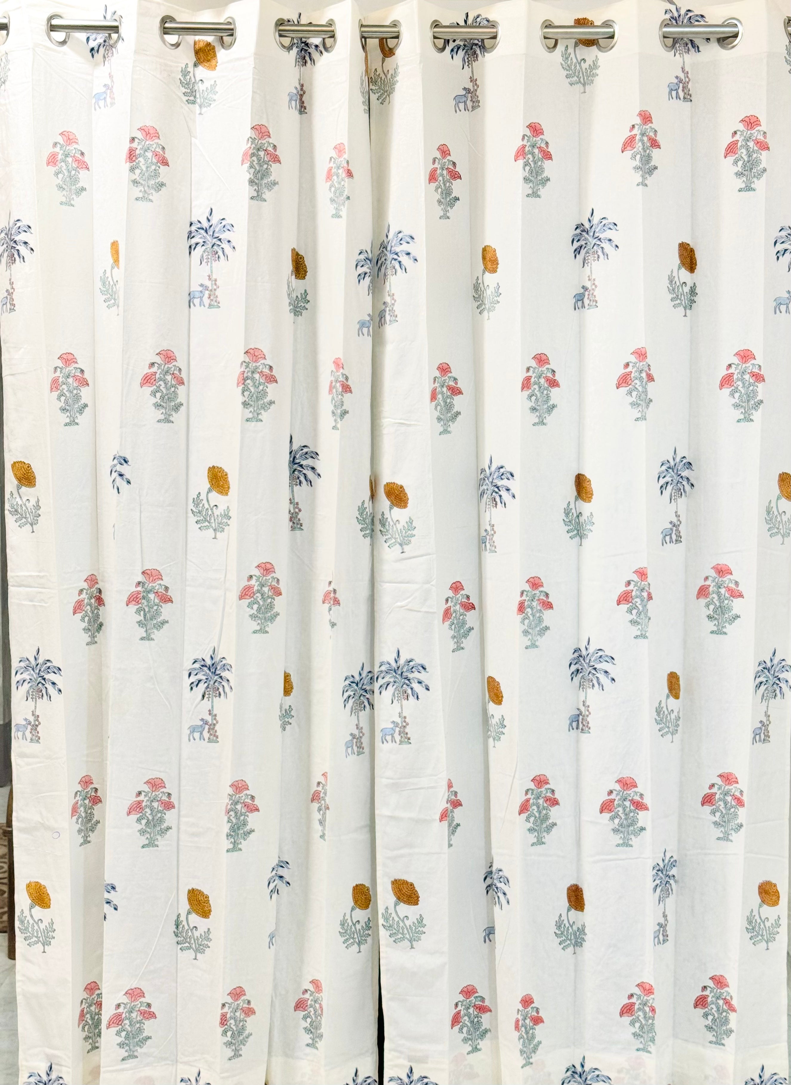 HANDBLOCK PRINTED CURTAIN