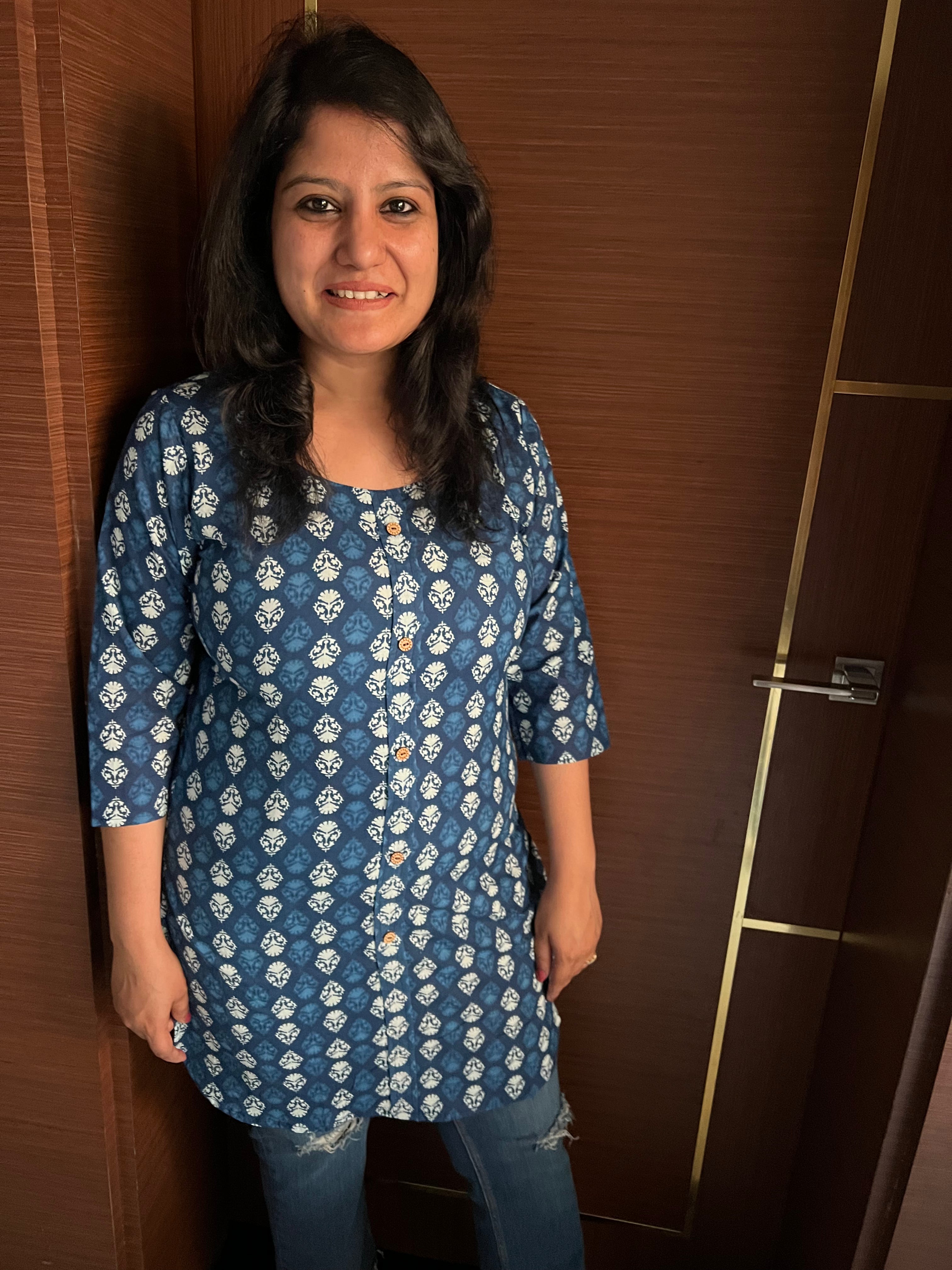 SHORT LENGTH COTTON KURTA