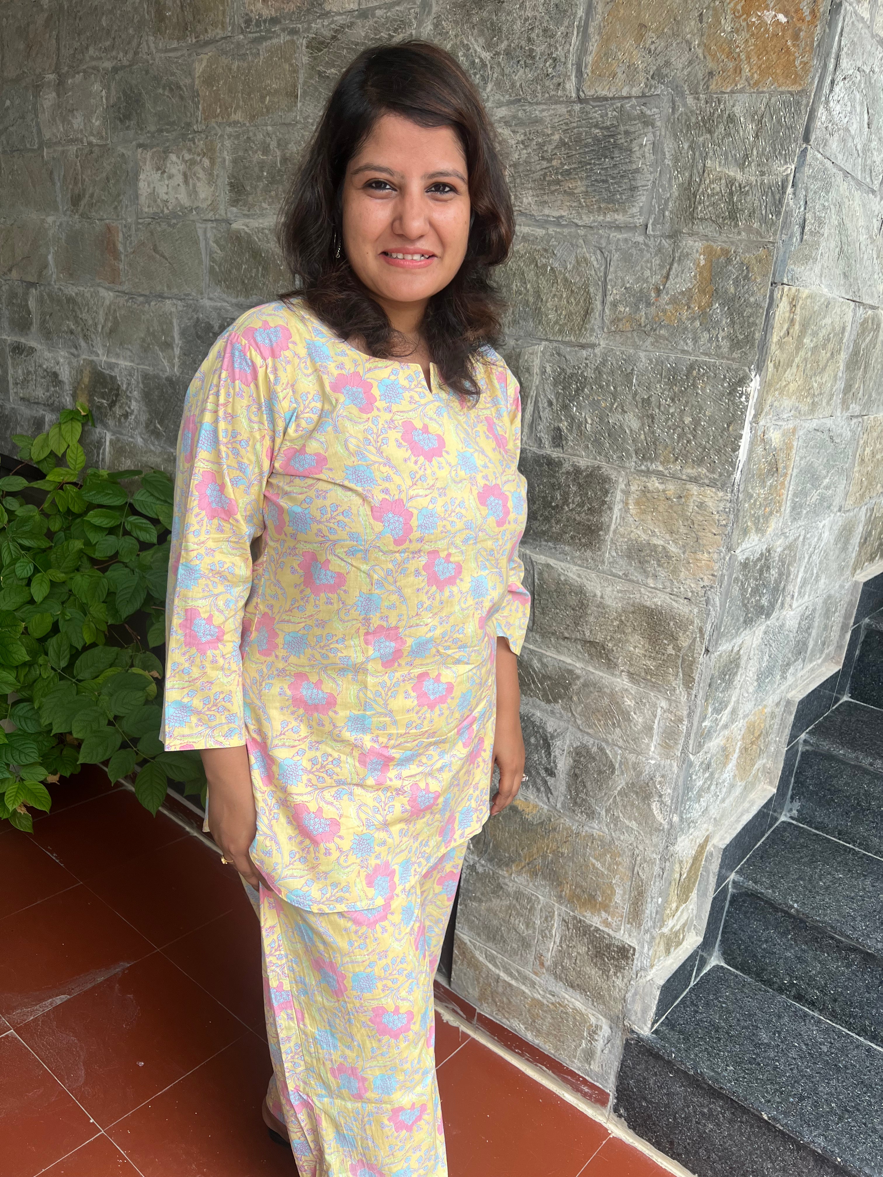 Pure Cotton Loungewear/ Co-ord Set