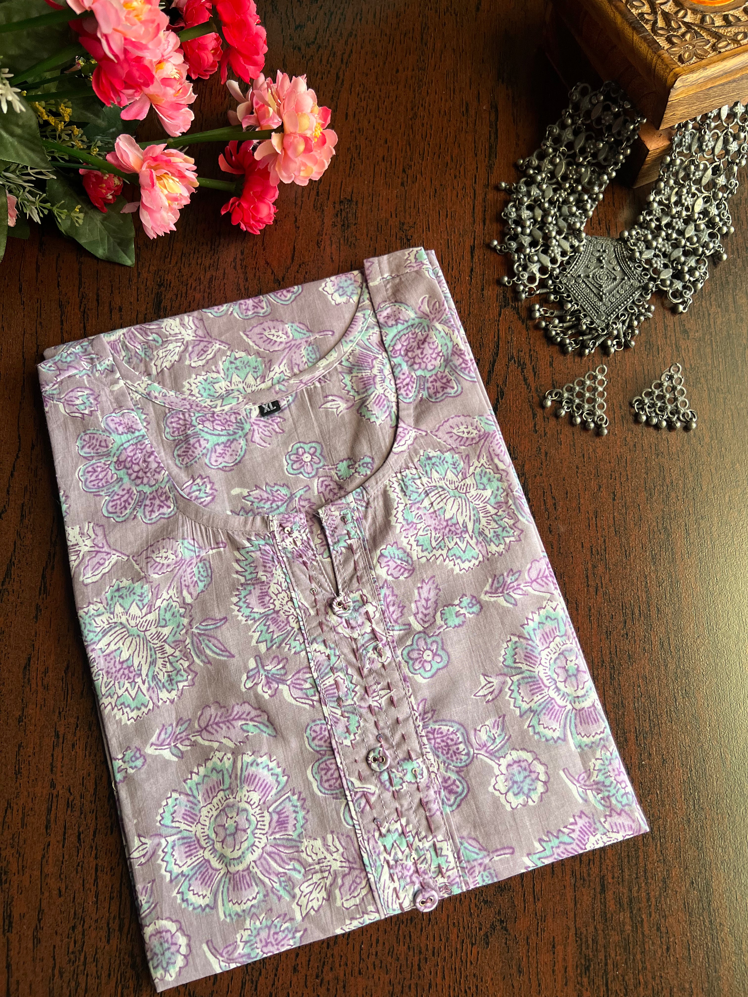 STRAIGHT COTTON KURTA