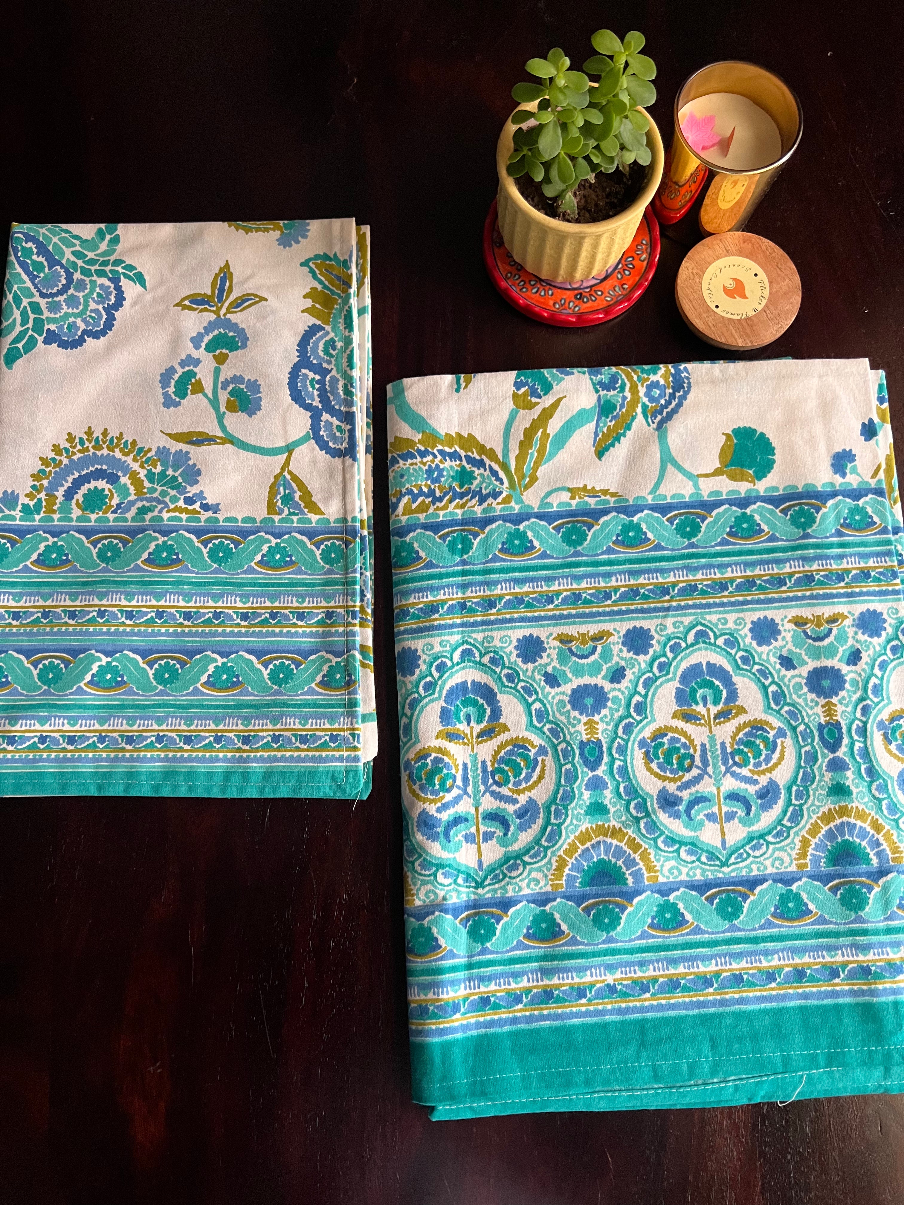 SHALIMAR SINGLE BEDSHEET WITH ONE PILLOW COVER