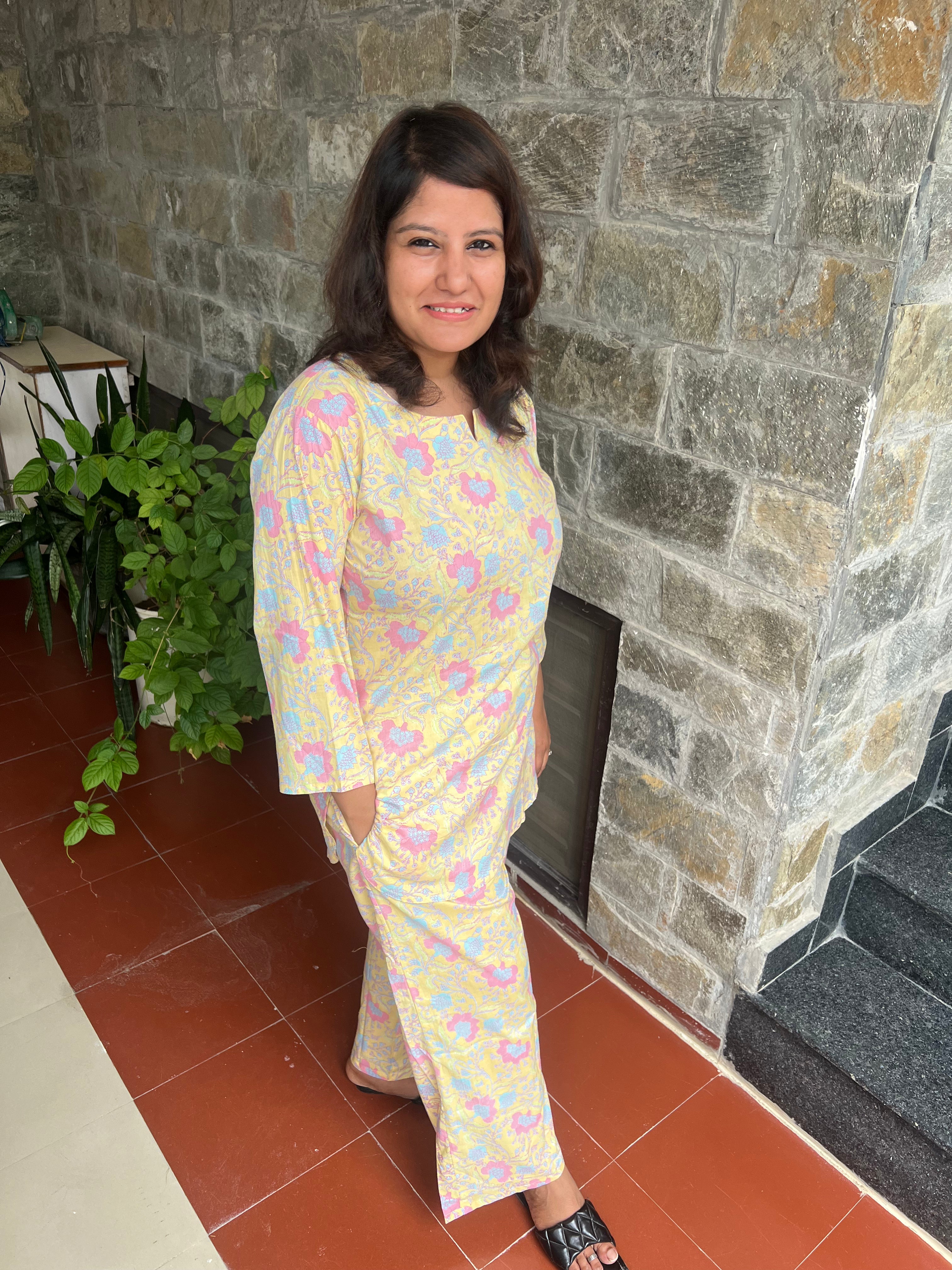 Pure Cotton Loungewear/ Co-ord Set