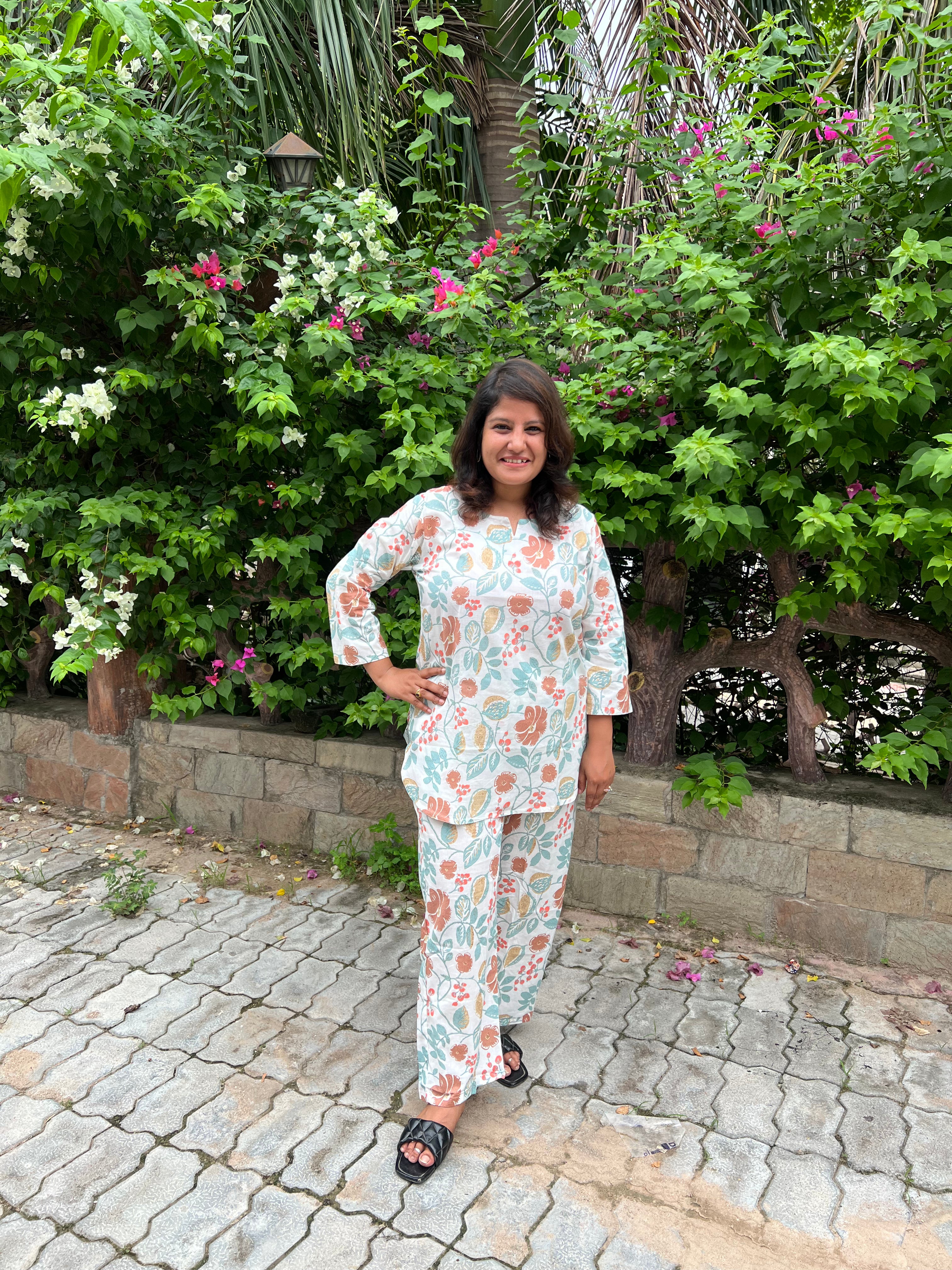 Pure Cotton Loungewear/ Co-ord Set