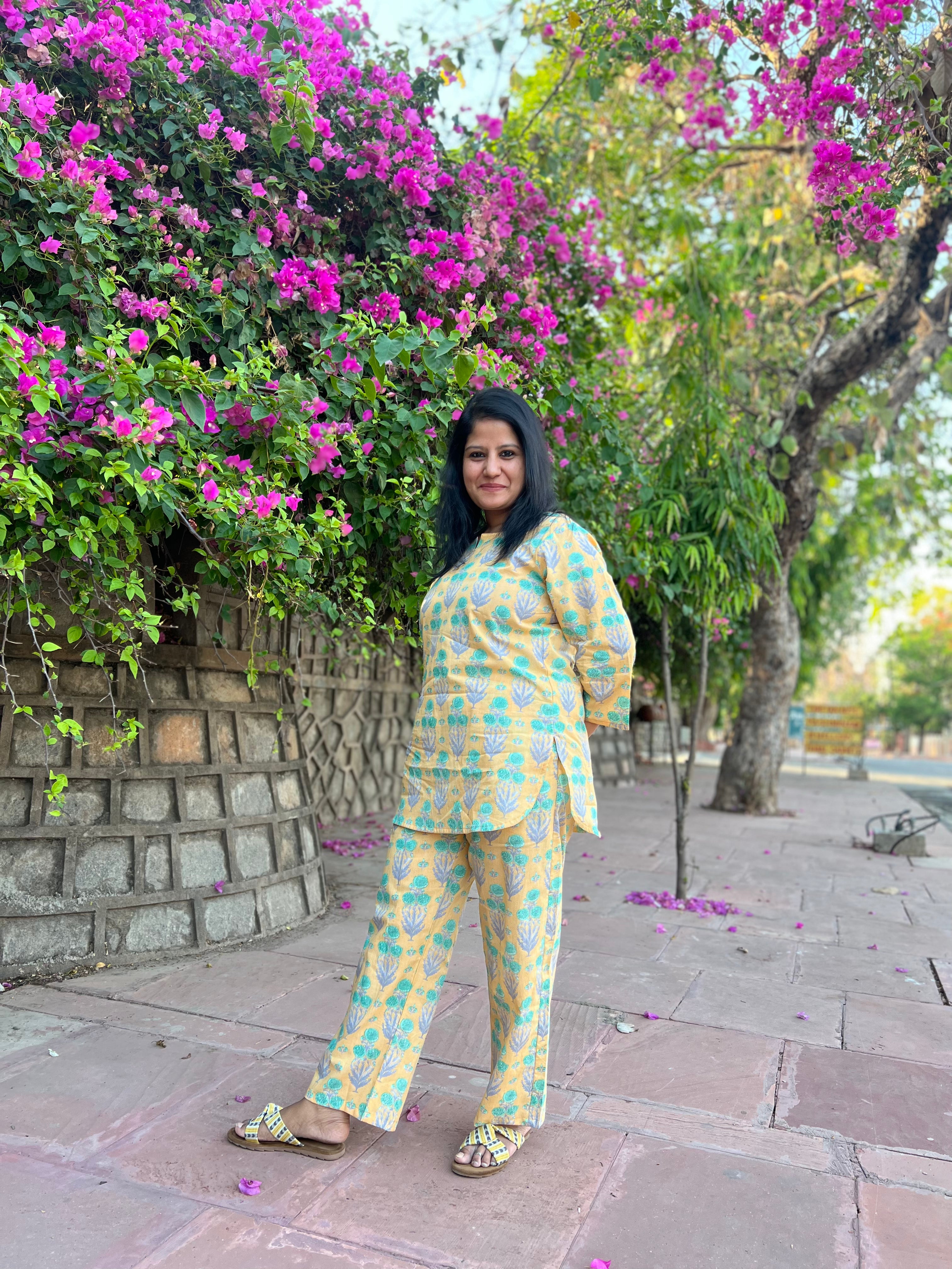 Pure Cotton Loungewear/ Co-ord Set