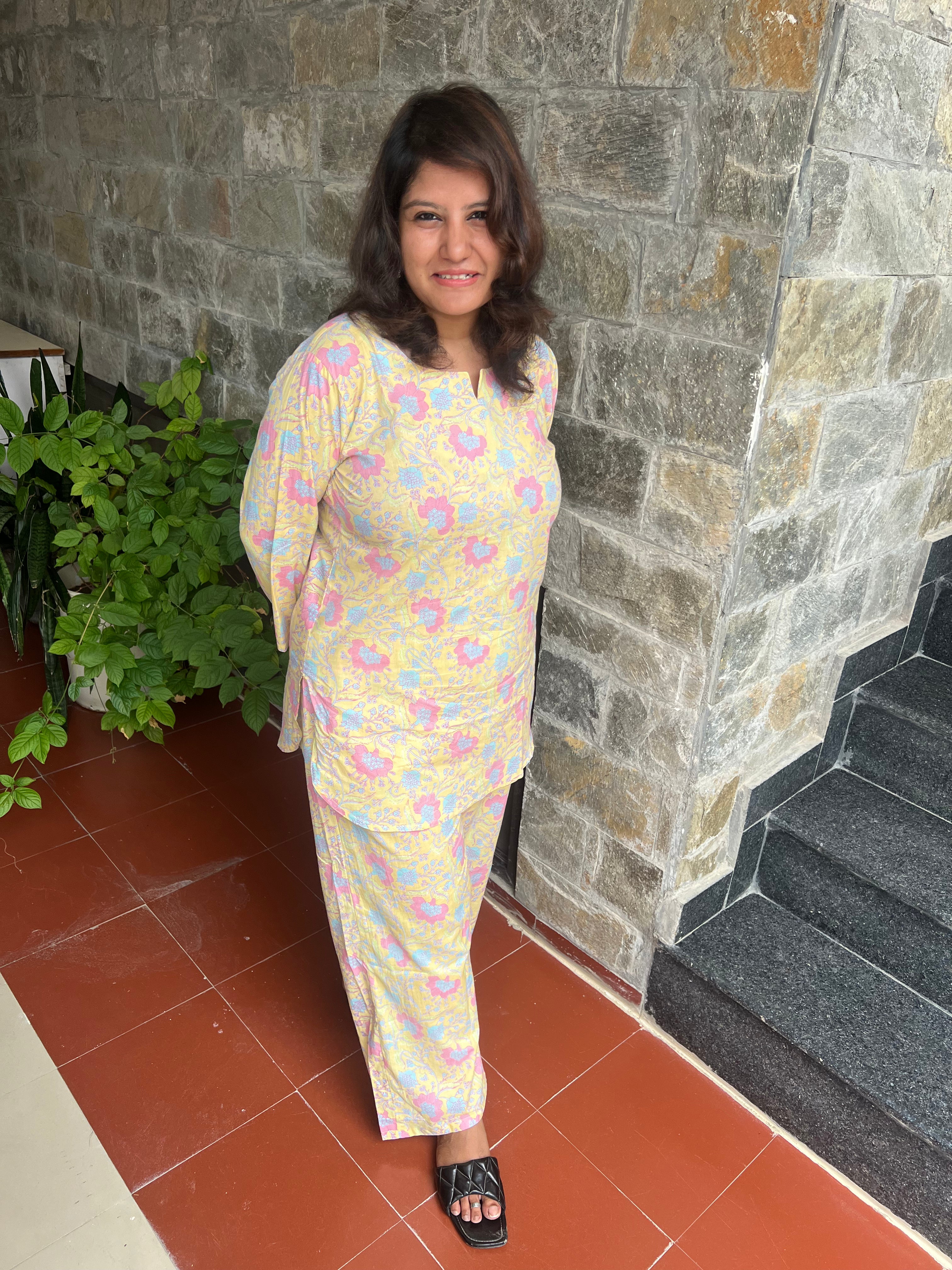 Pure Cotton Loungewear/ Co-ord Set