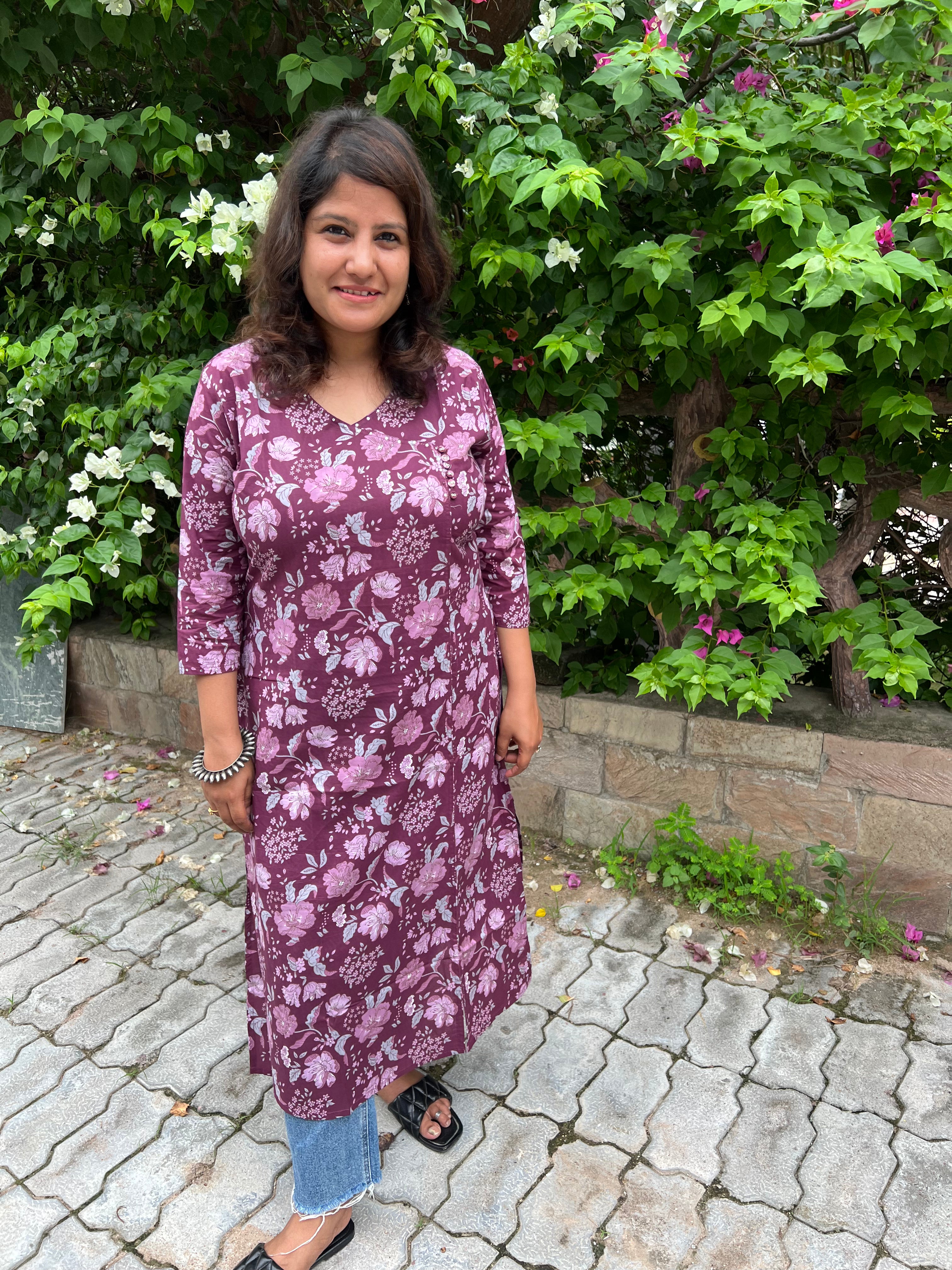 STRAIGHT COTTON KURTA