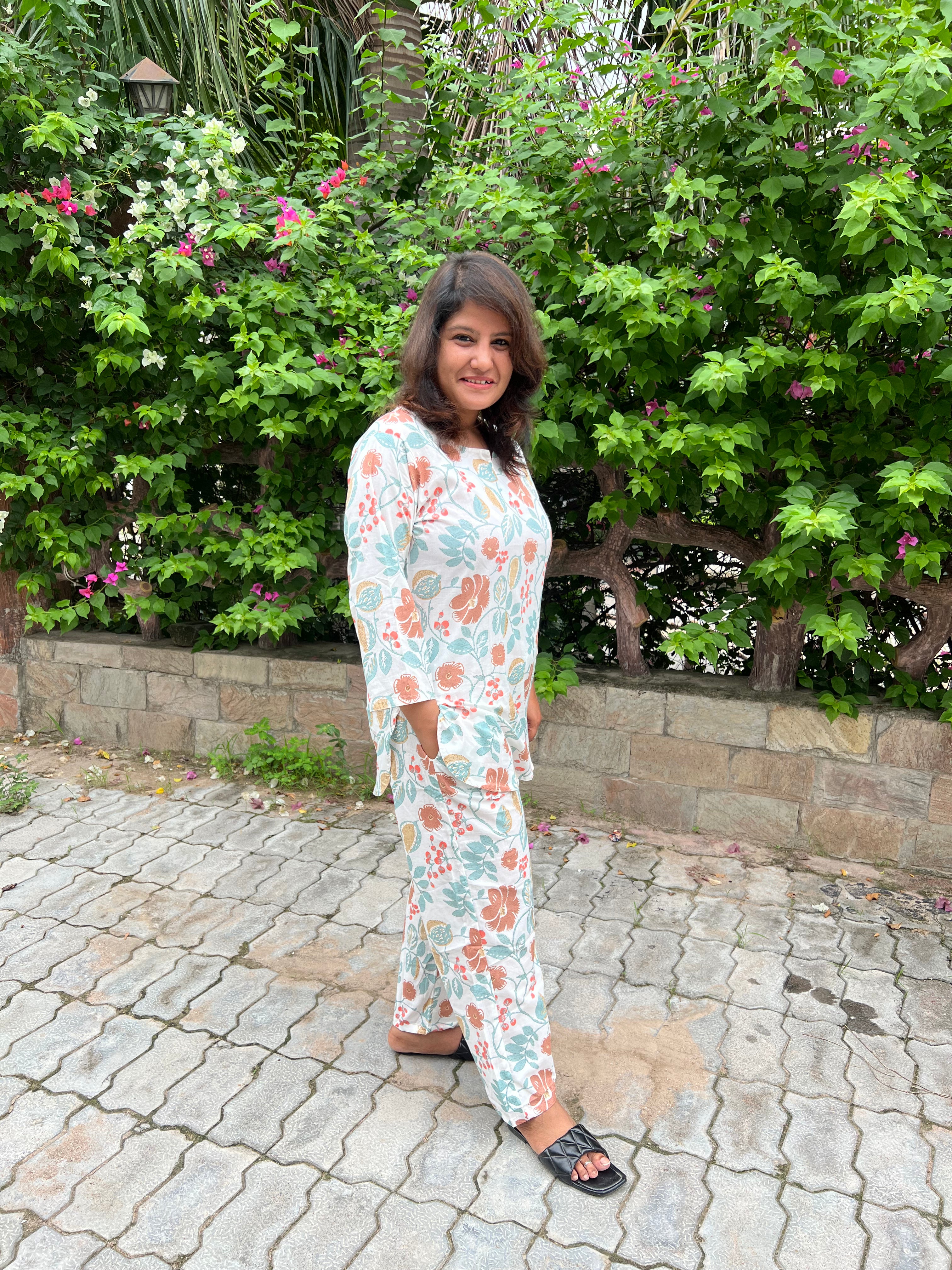 Pure Cotton Loungewear/ Co-ord Set