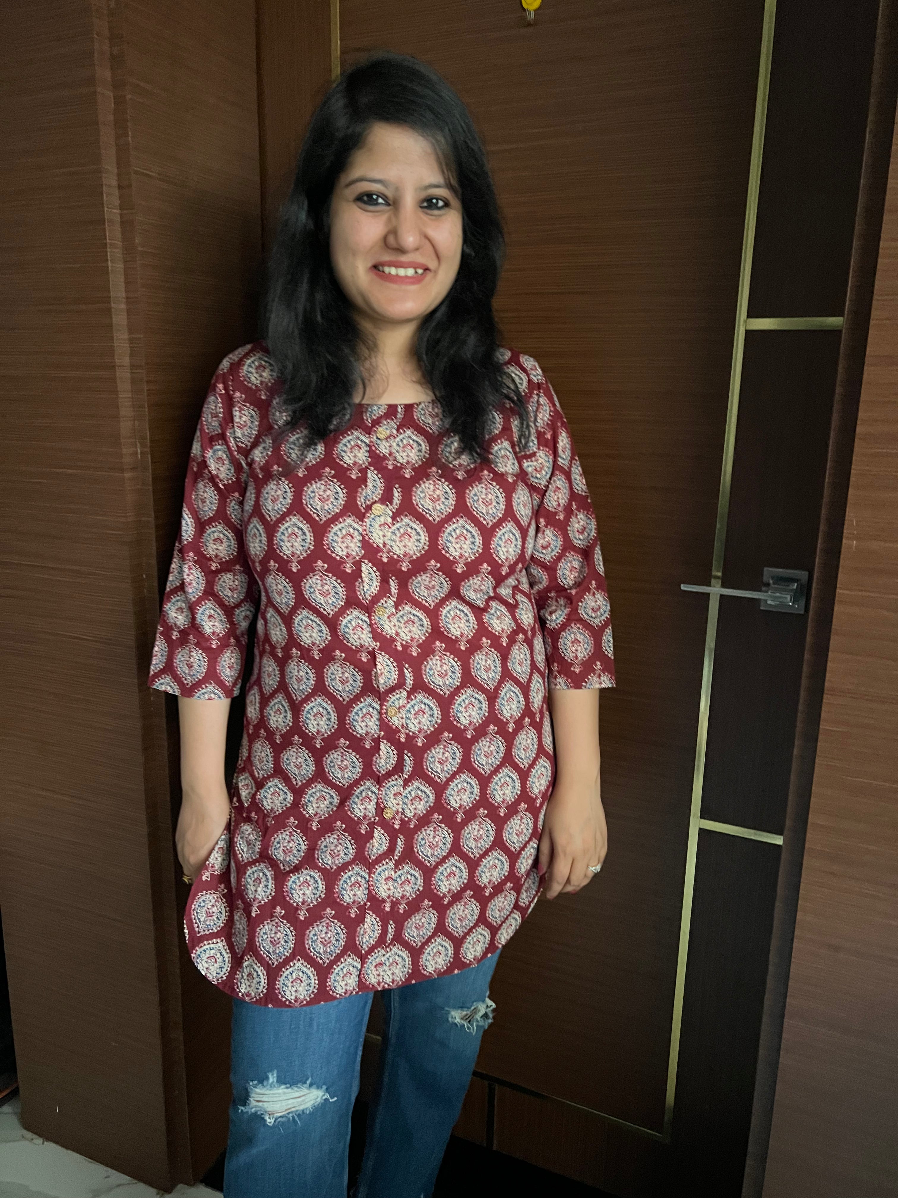 SHORT LENGTH COTTON KURTA