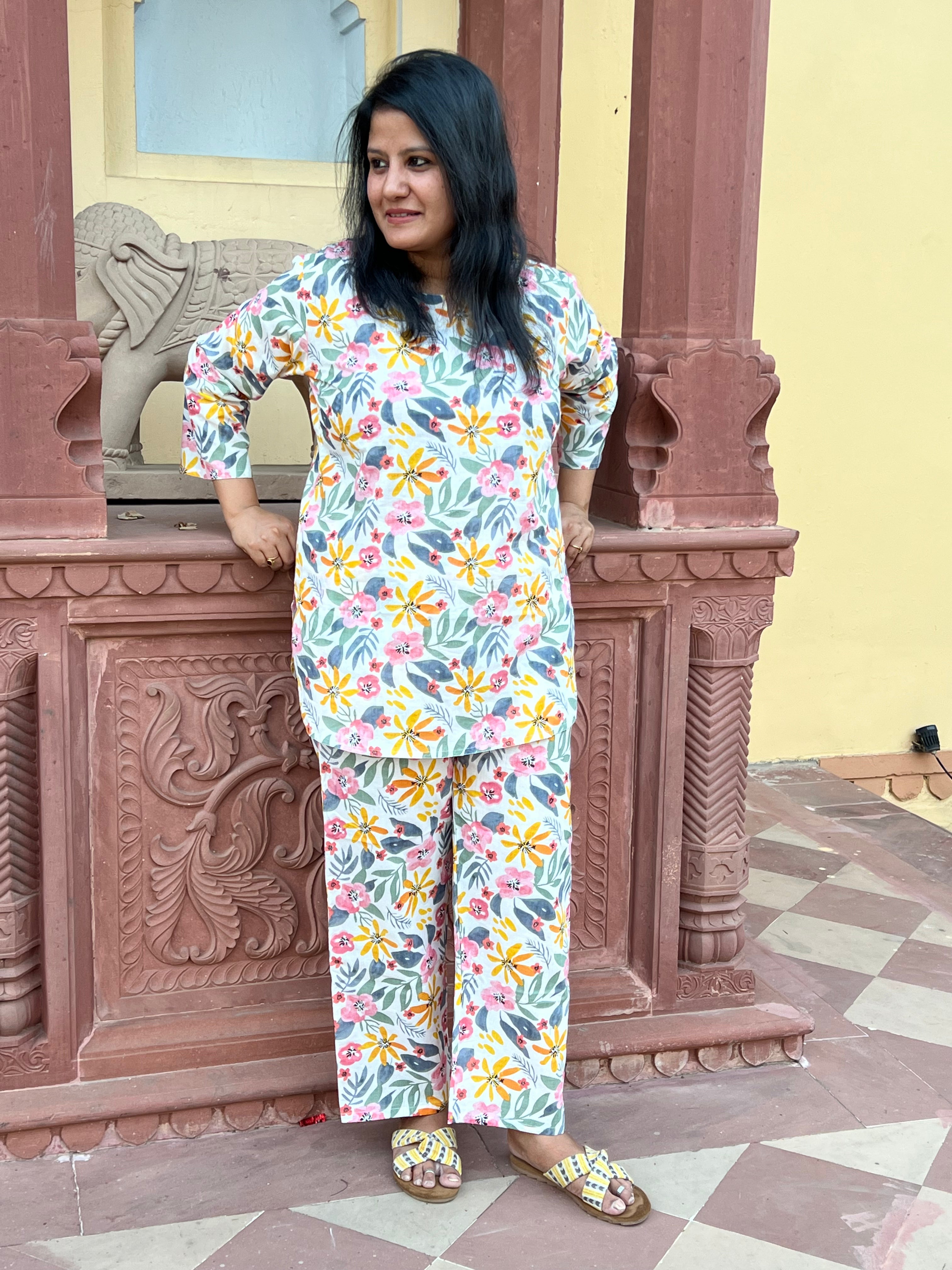 Pure Cotton Loungewear/ Co-ord Set