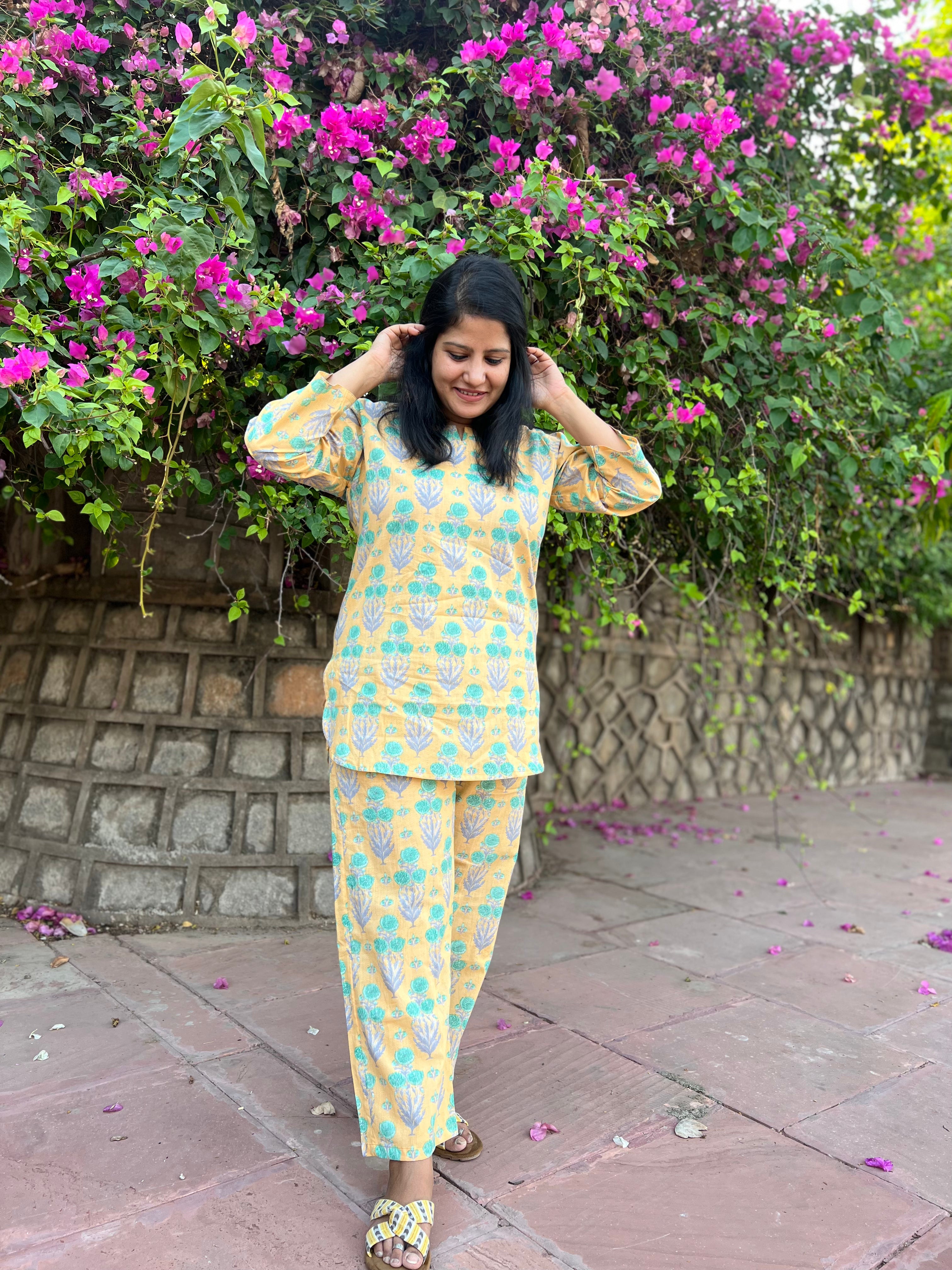 Pure Cotton Loungewear/ Co-ord Set