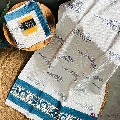 CYPRESS HANDBLOCK PRINTED BODY / HAND TOWEL / NAPKIN