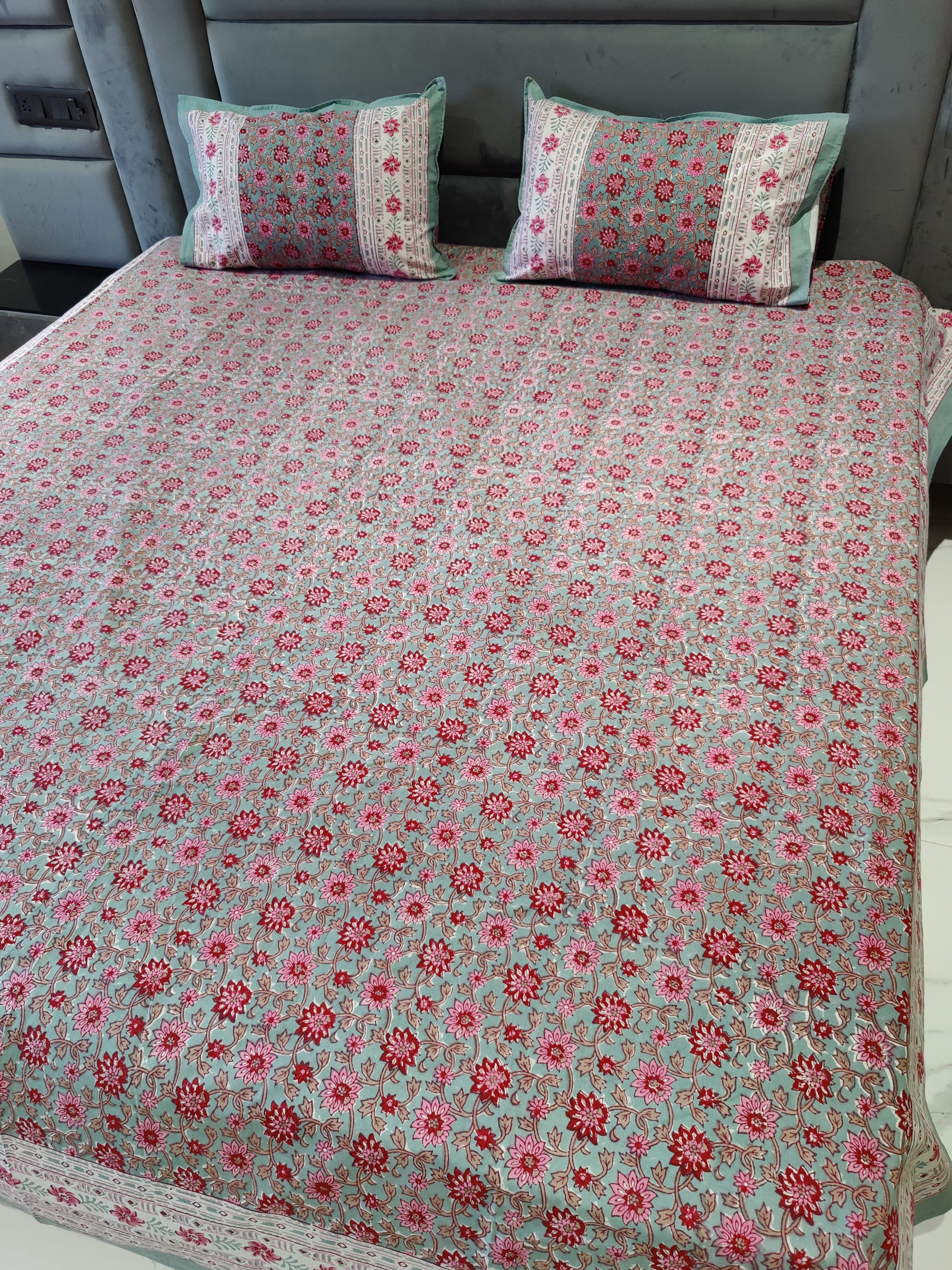 UTSAV HAND BLOCK PRINTED BEDSHEET