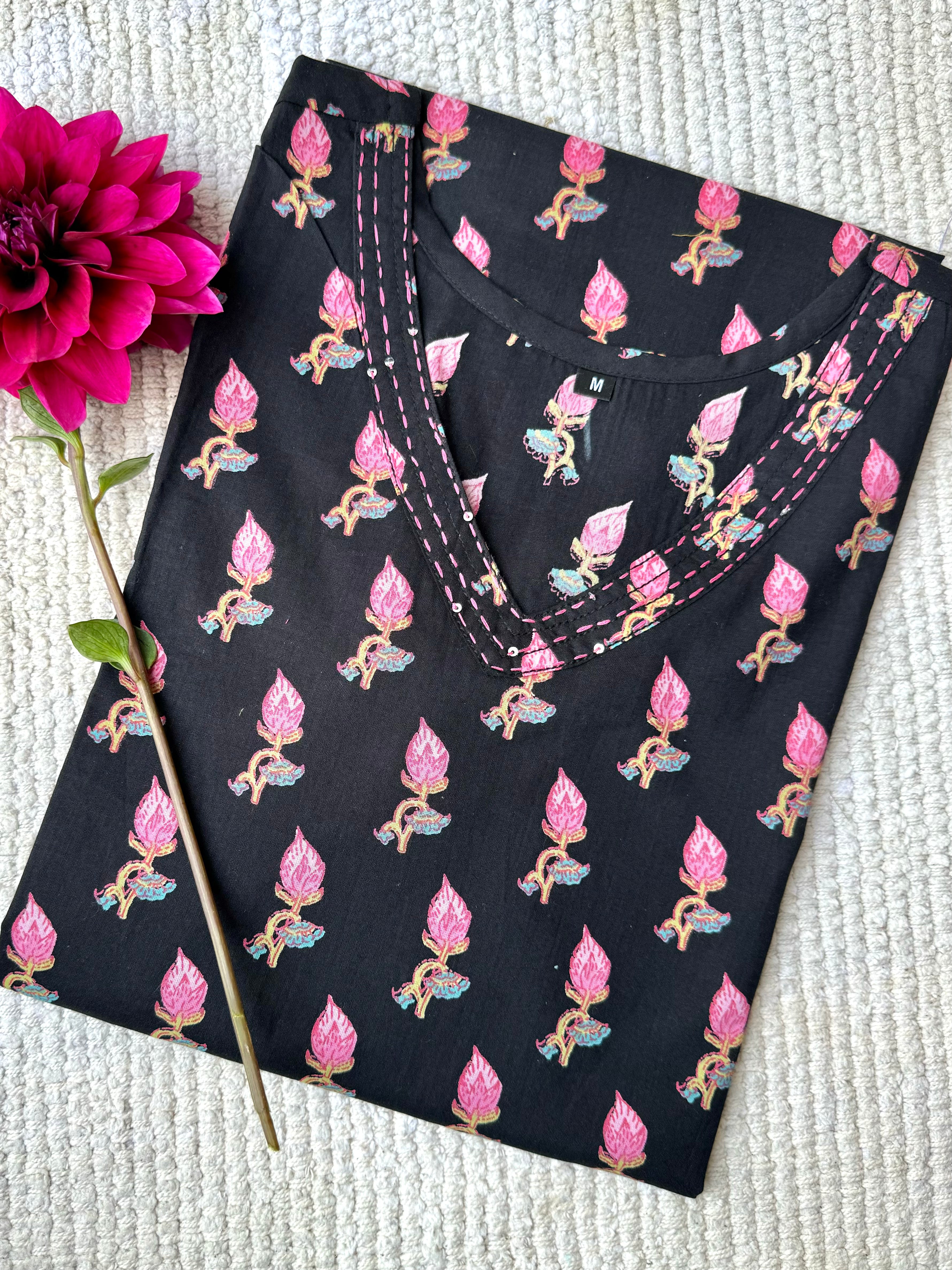 PURE COTTON STRAIGHT KURTA