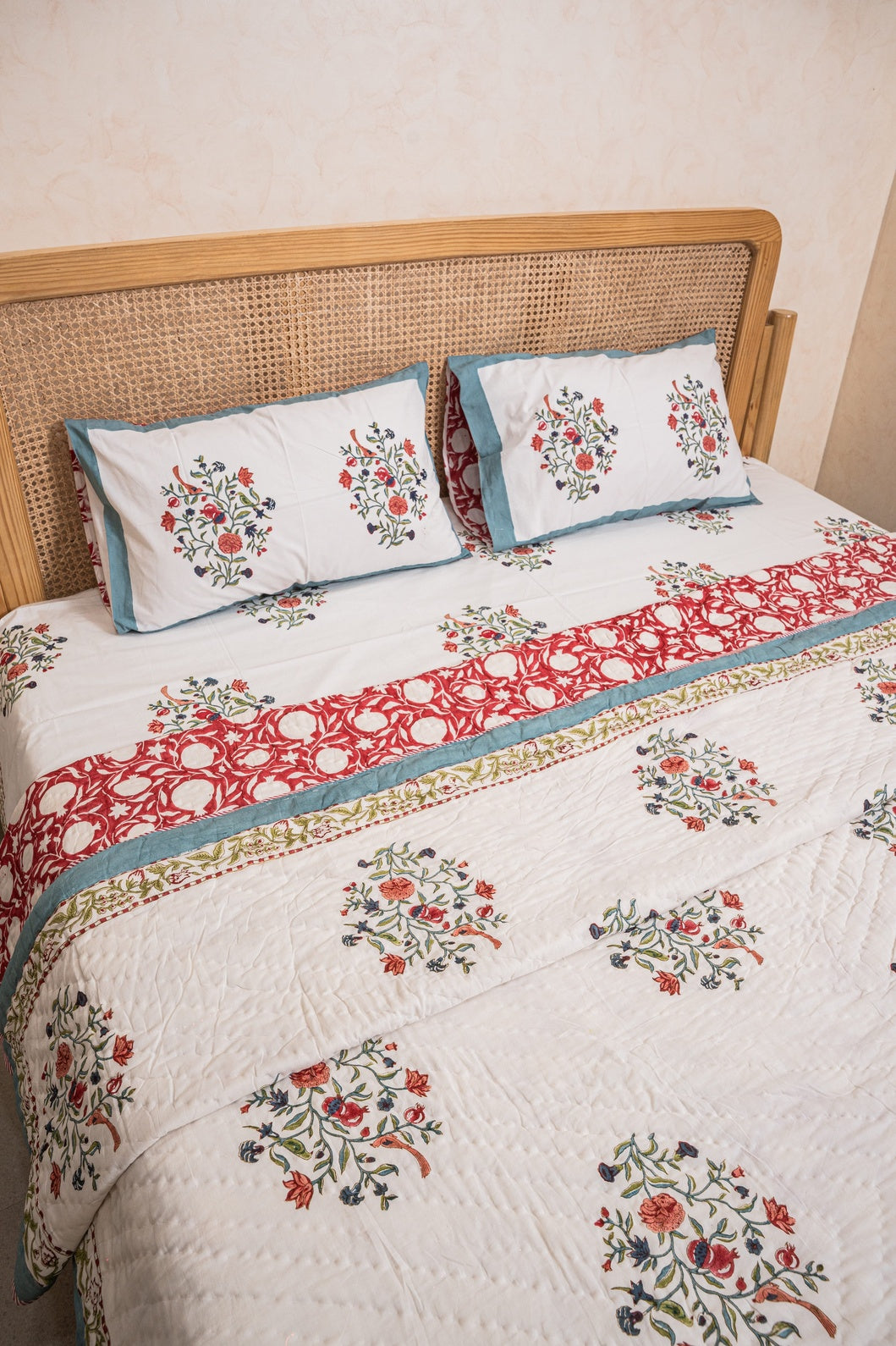 PARINDA HANDBLOCK PRINTED BEDDING