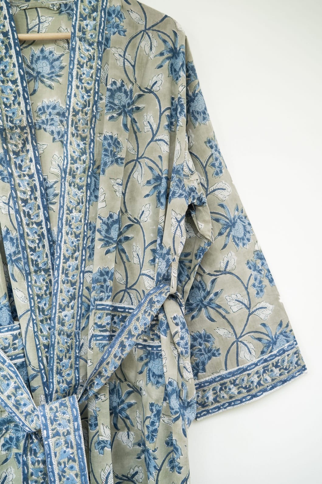 HAND BLOCK PRINTED COTTON KIMONOS