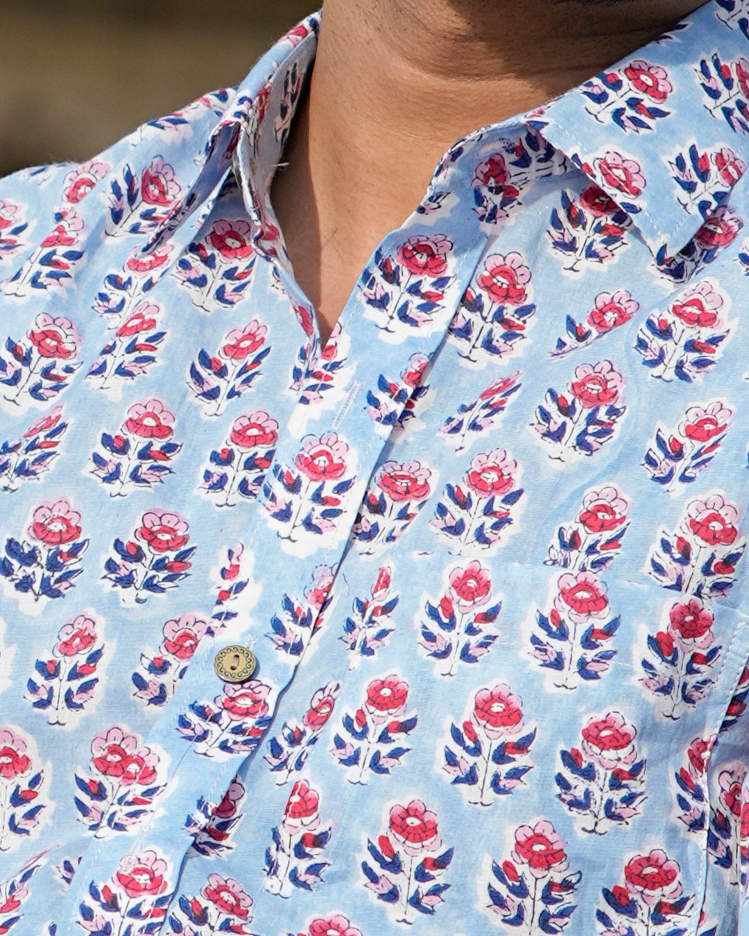 Monday Blues half sleeve Men's Shirt