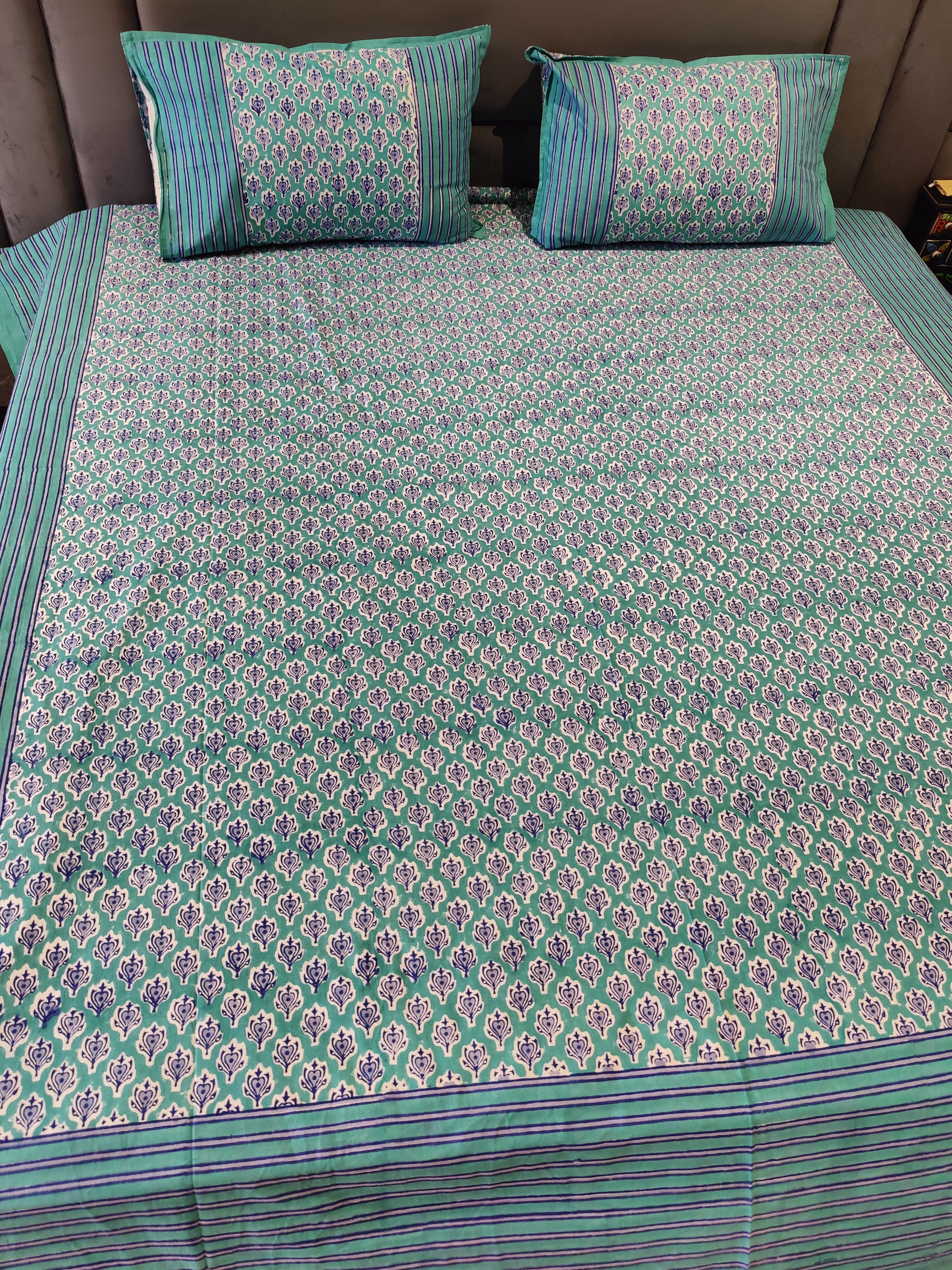UTSAV HAND BLOCK PRINTED BEDSHEET