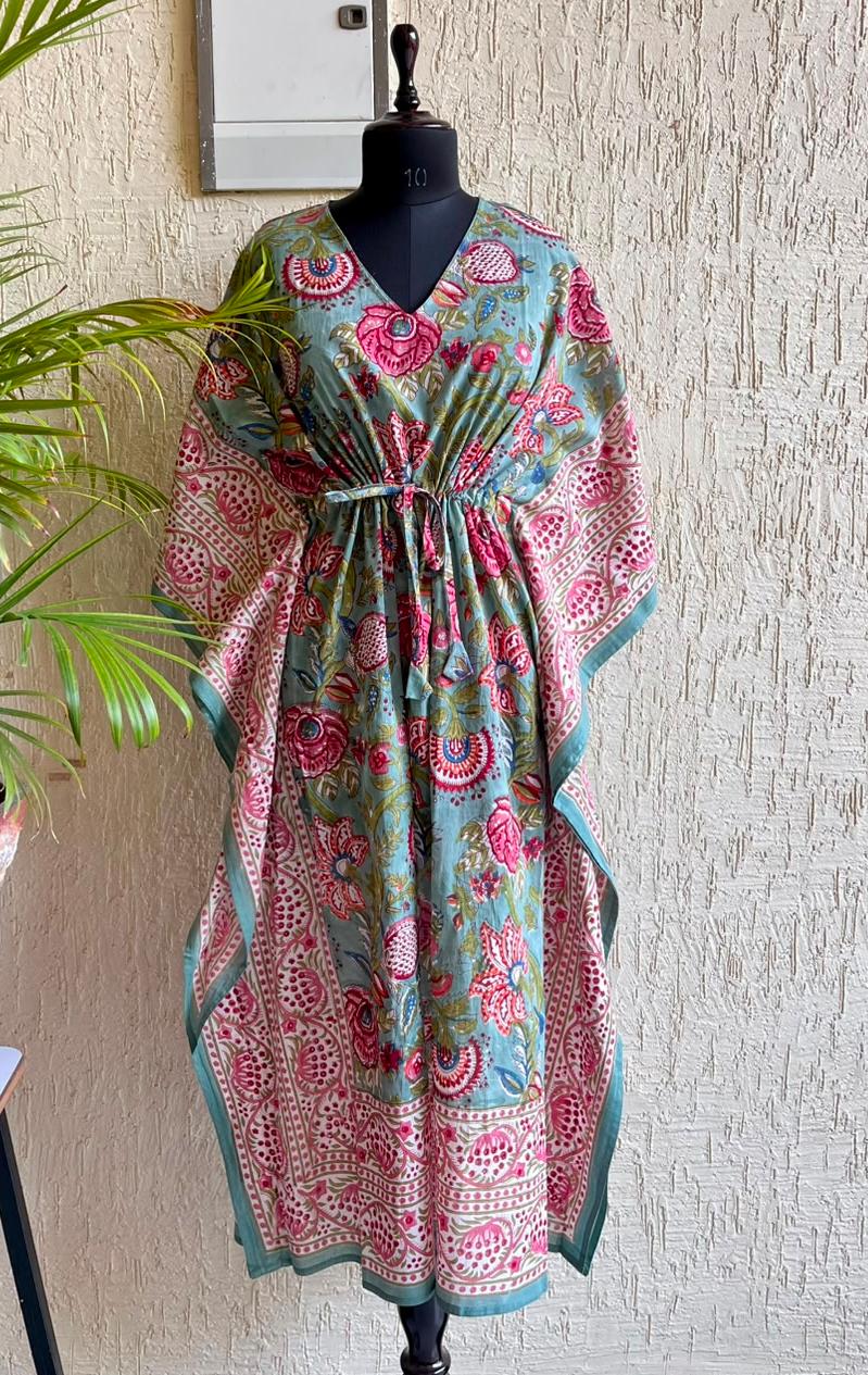 MULMUL LONG KAFTAN