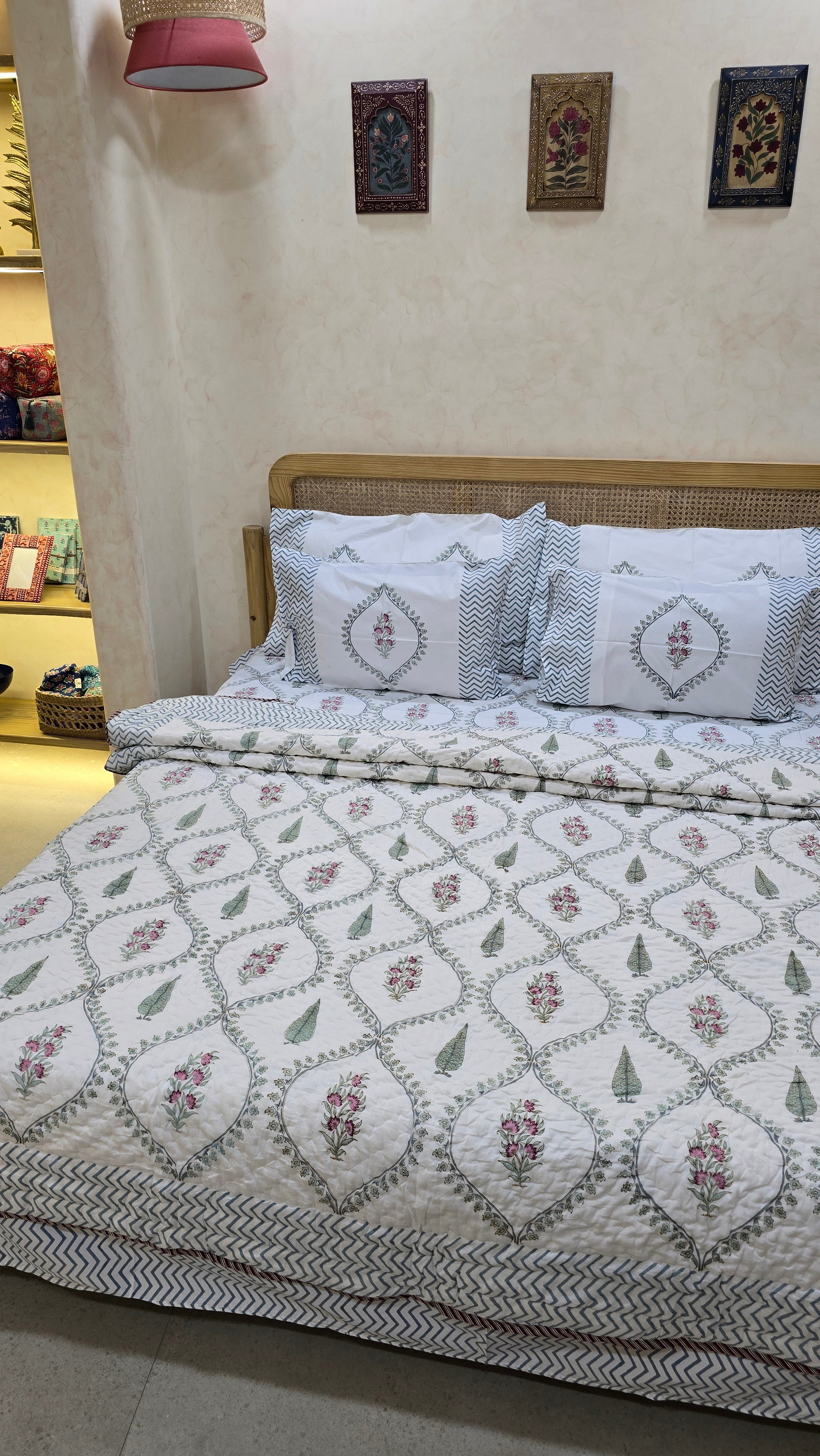 PRISHA HANDBLOCK PRINTED BEDDING
