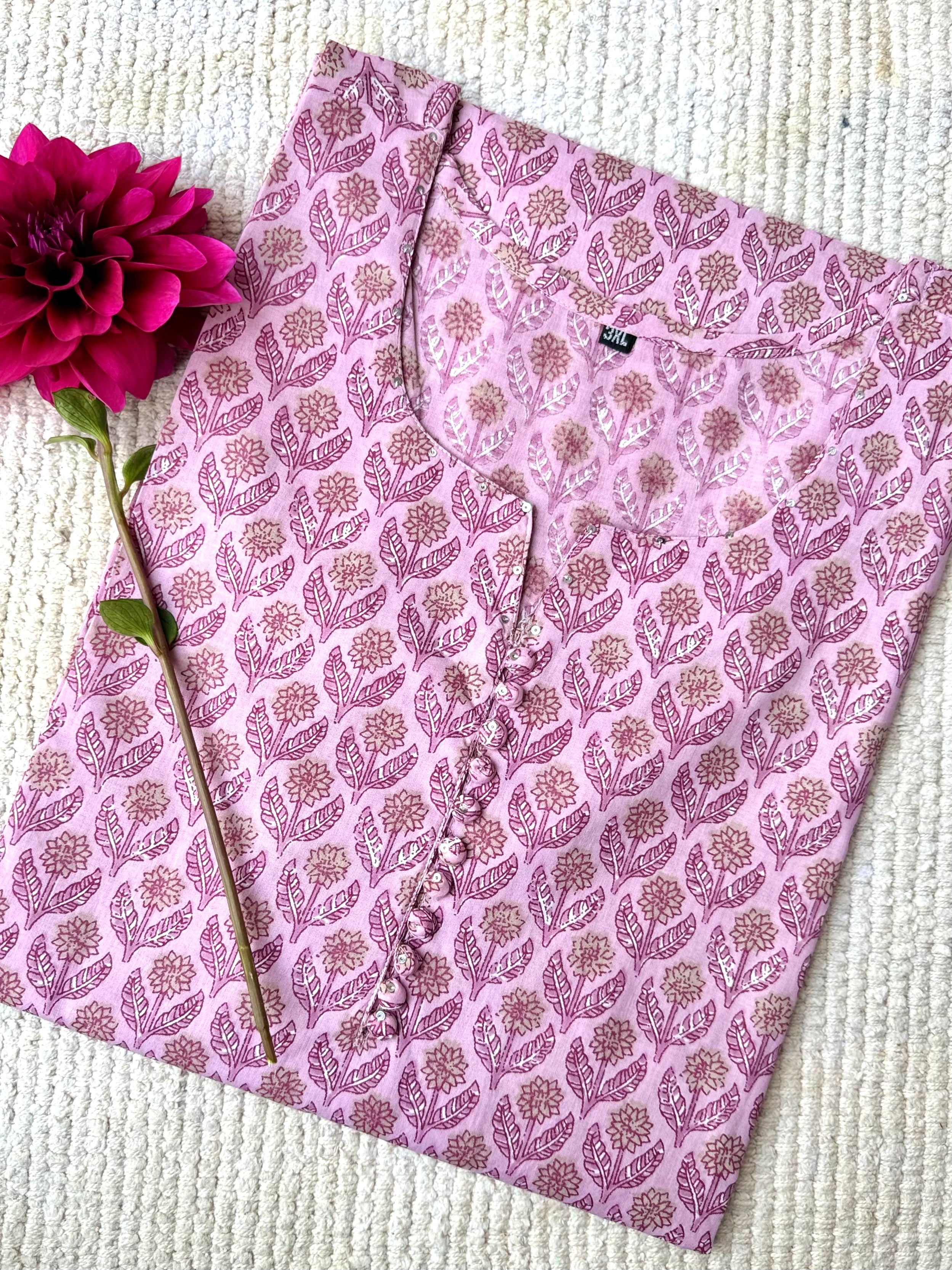 PLUS SIZE PURE COTTON KURTA