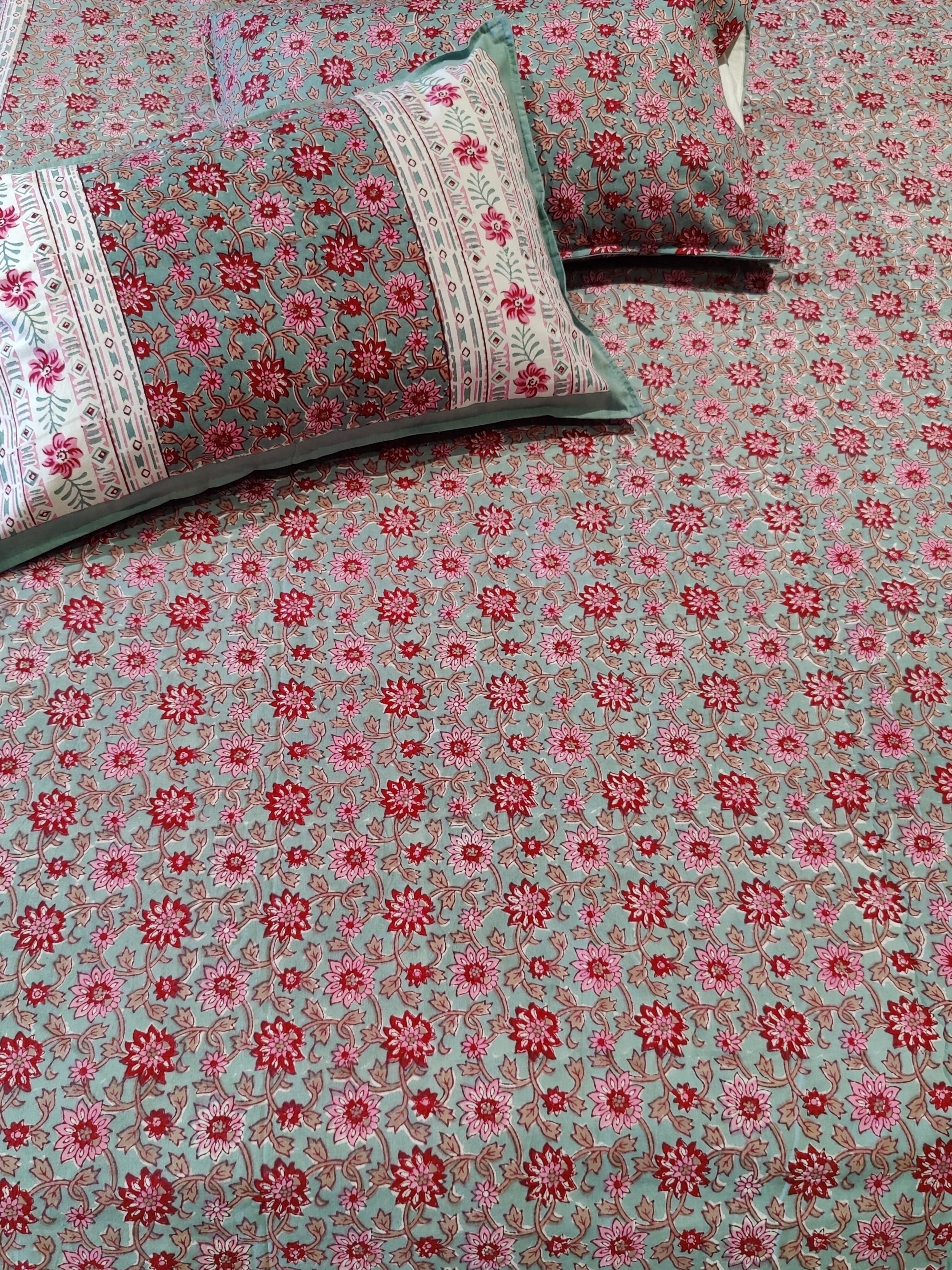 UTSAV HAND BLOCK PRINTED BEDSHEET