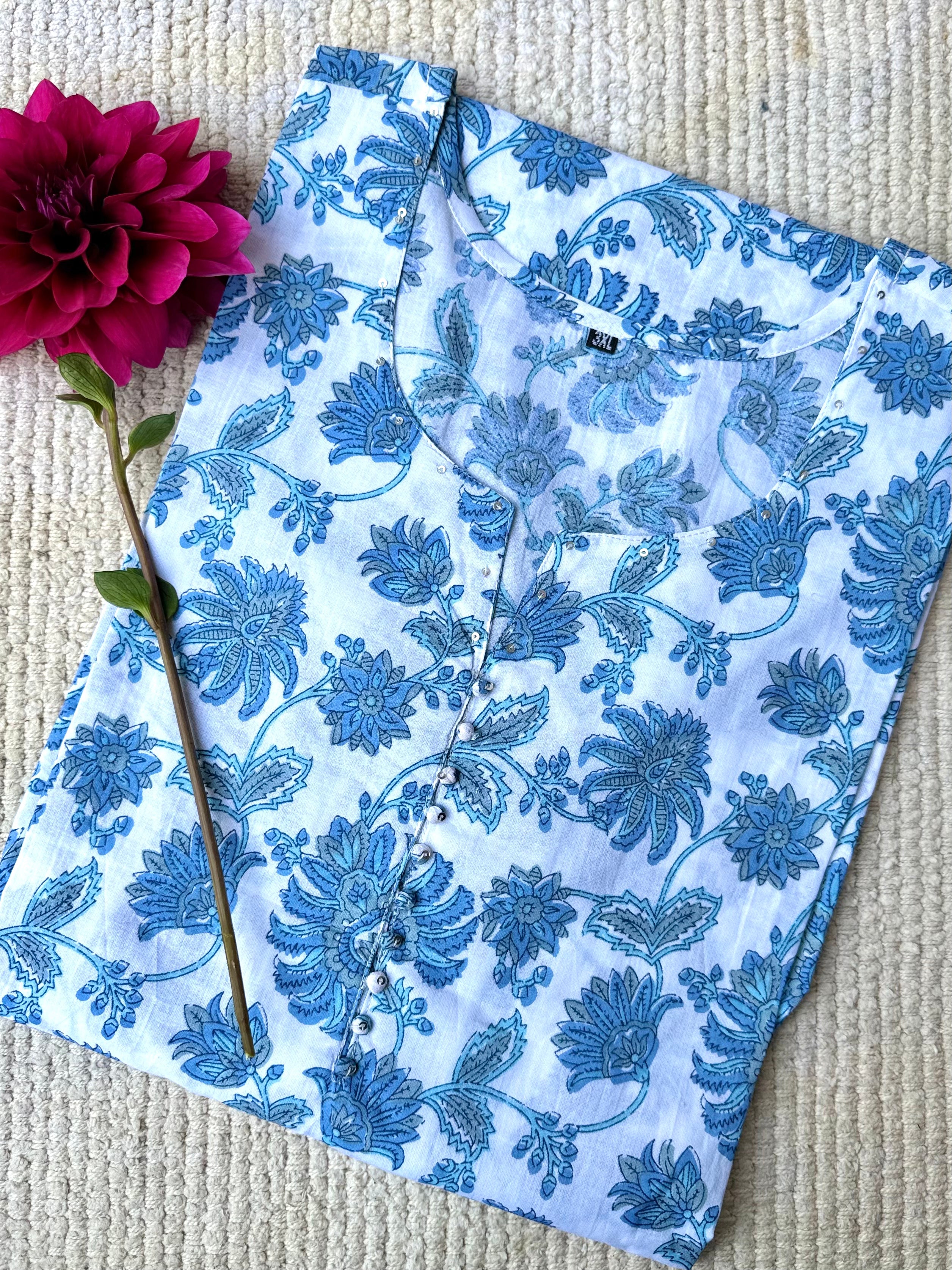 PLUS SIZE PURE COTTON KURTA