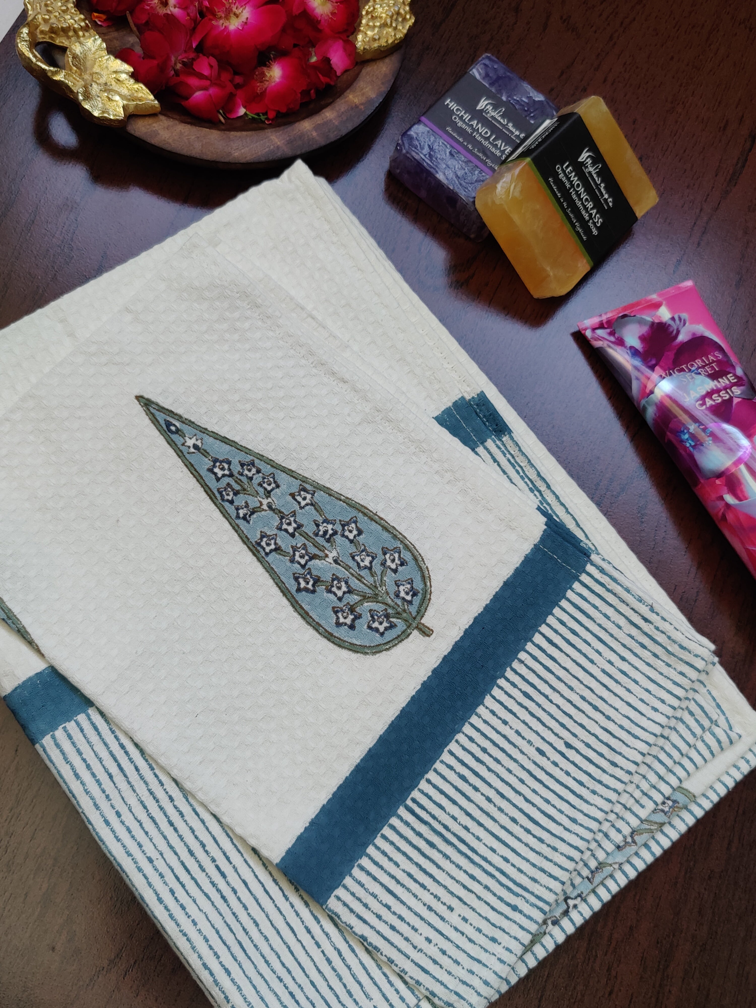 HANDBLOCK PRINTED BODY / HAND TOWEL / NAPKIN