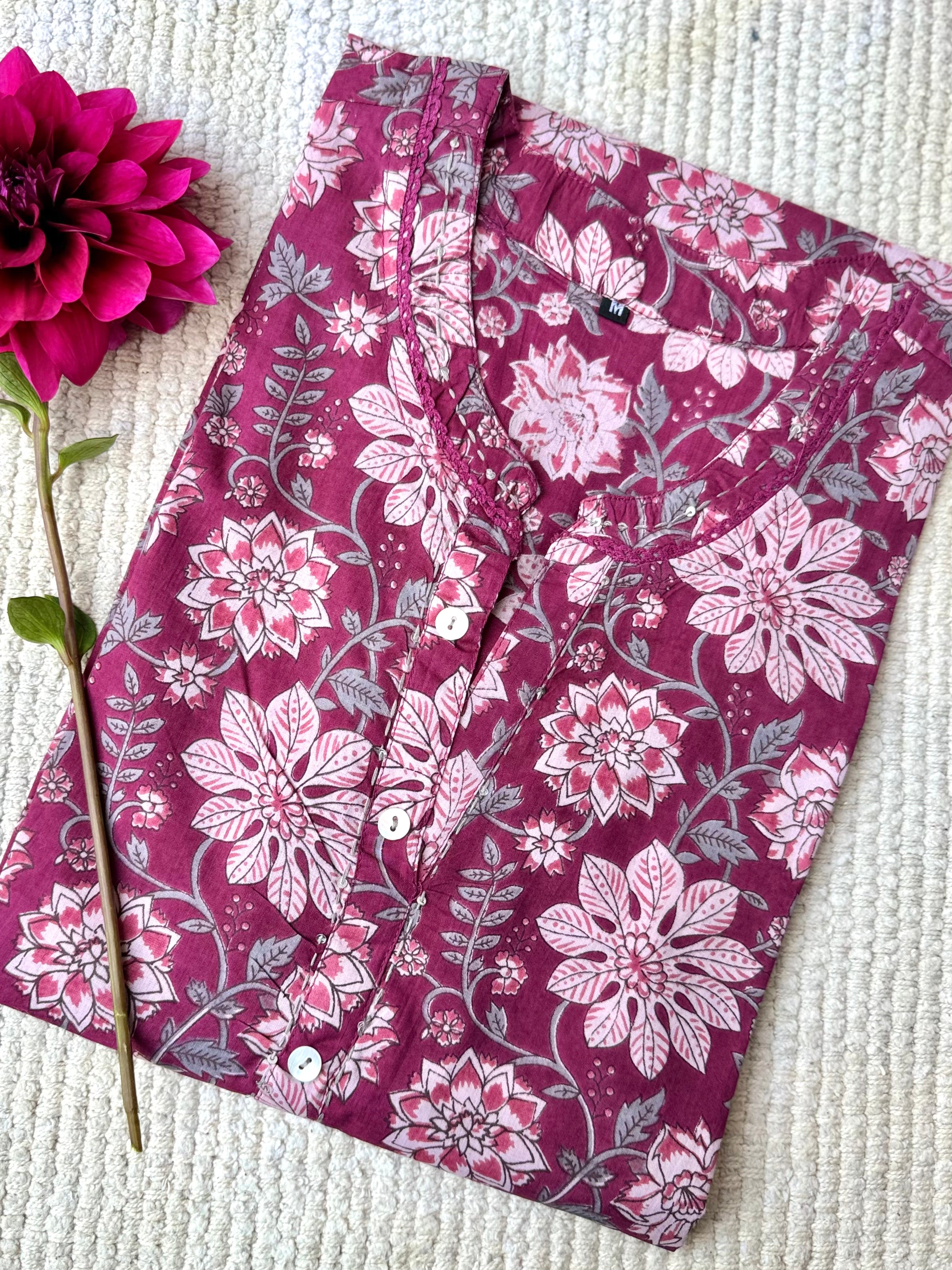 PURE COTTON STRAIGHT KURTA