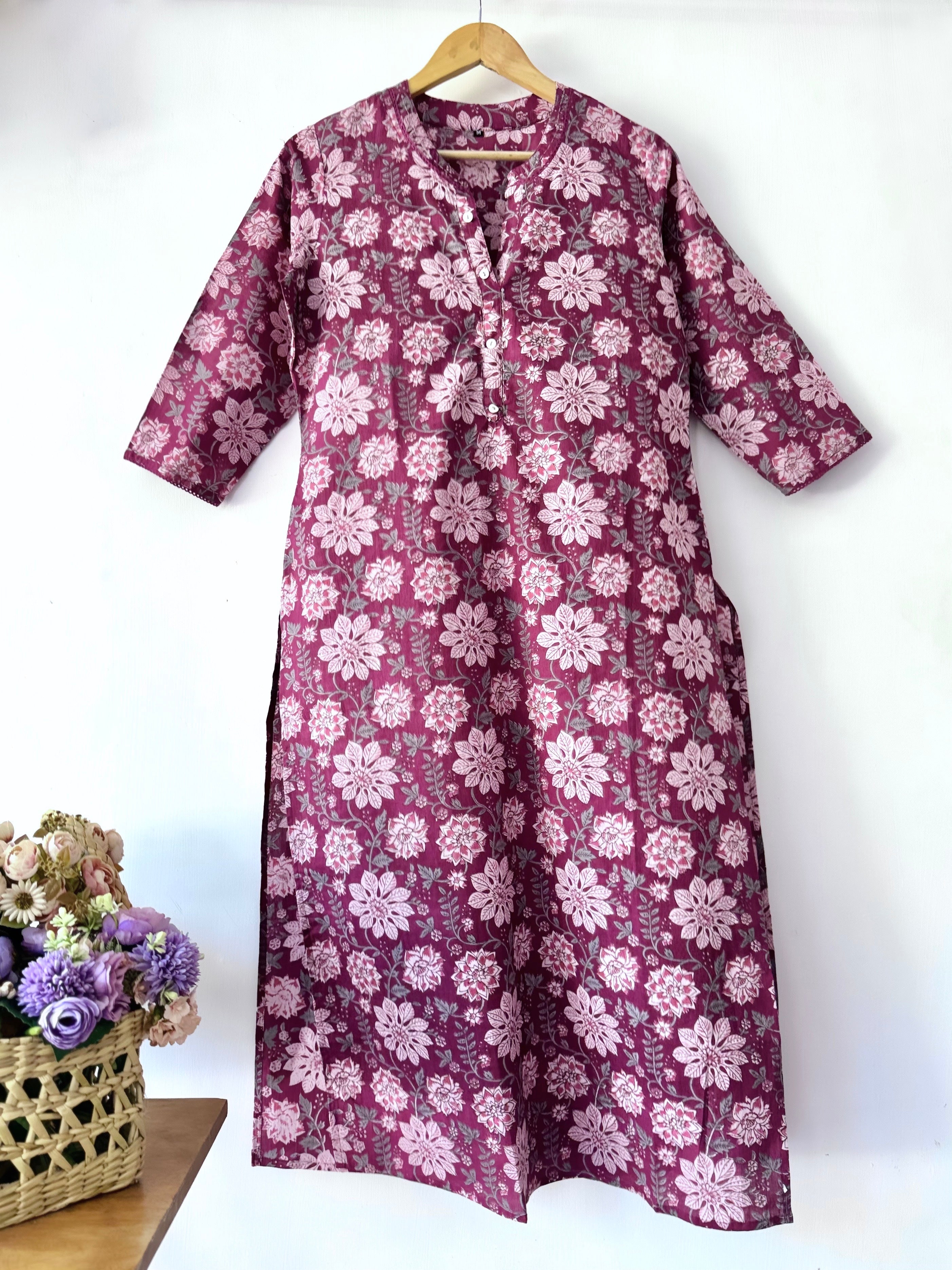 PURE COTTON STRAIGHT KURTA