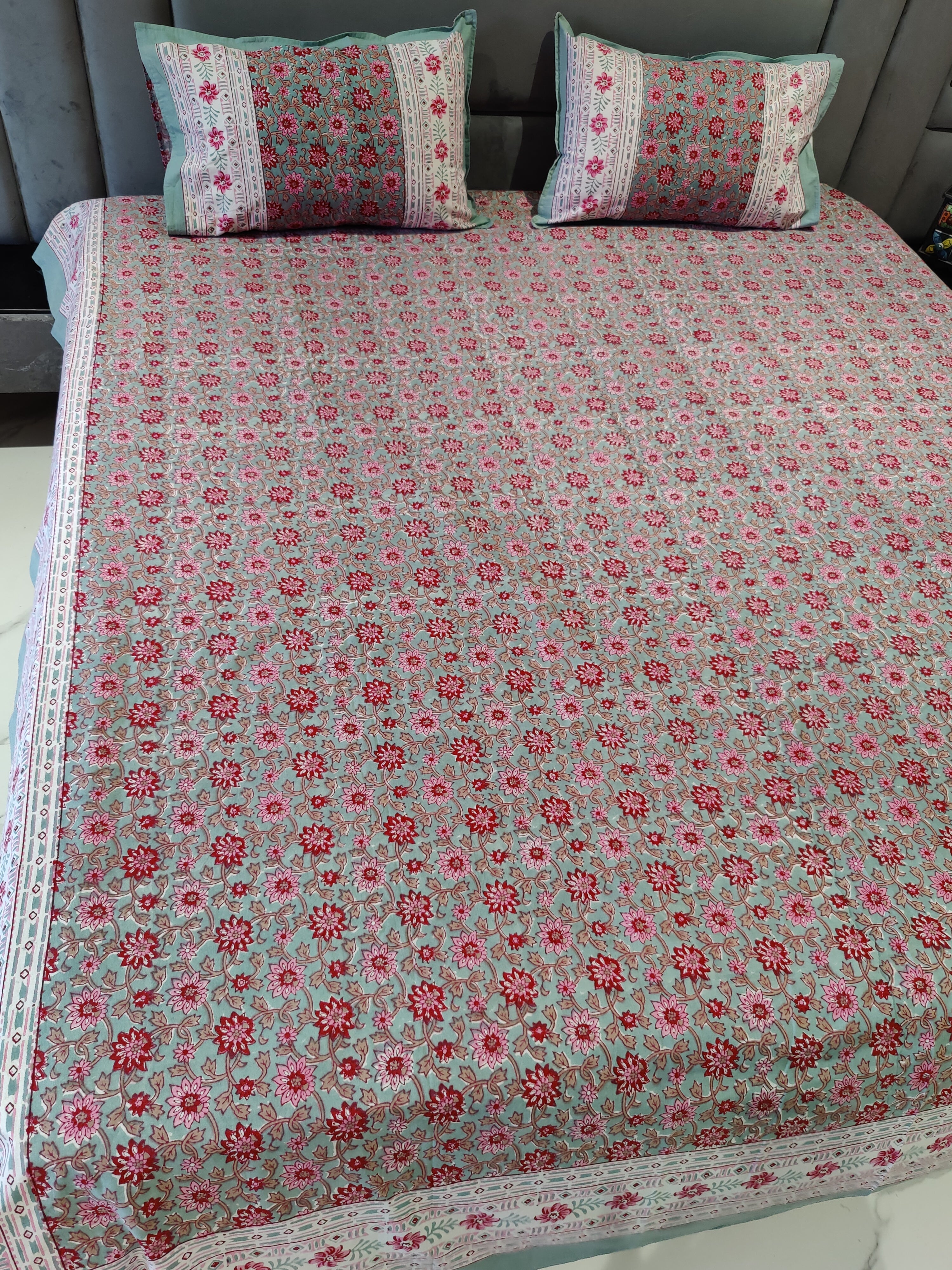 UTSAV HAND BLOCK PRINTED BEDSHEET