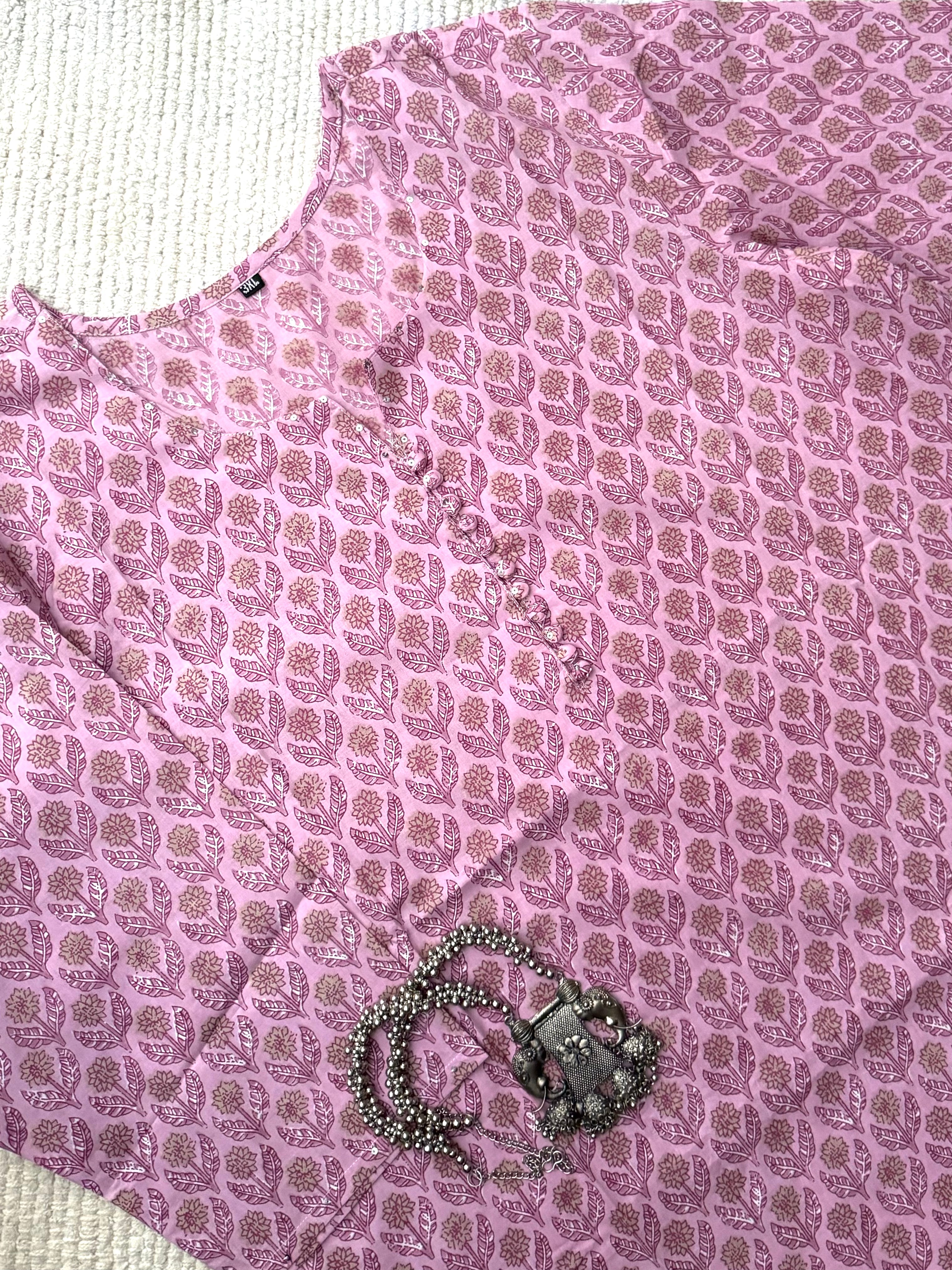 PLUS SIZE PURE COTTON KURTA