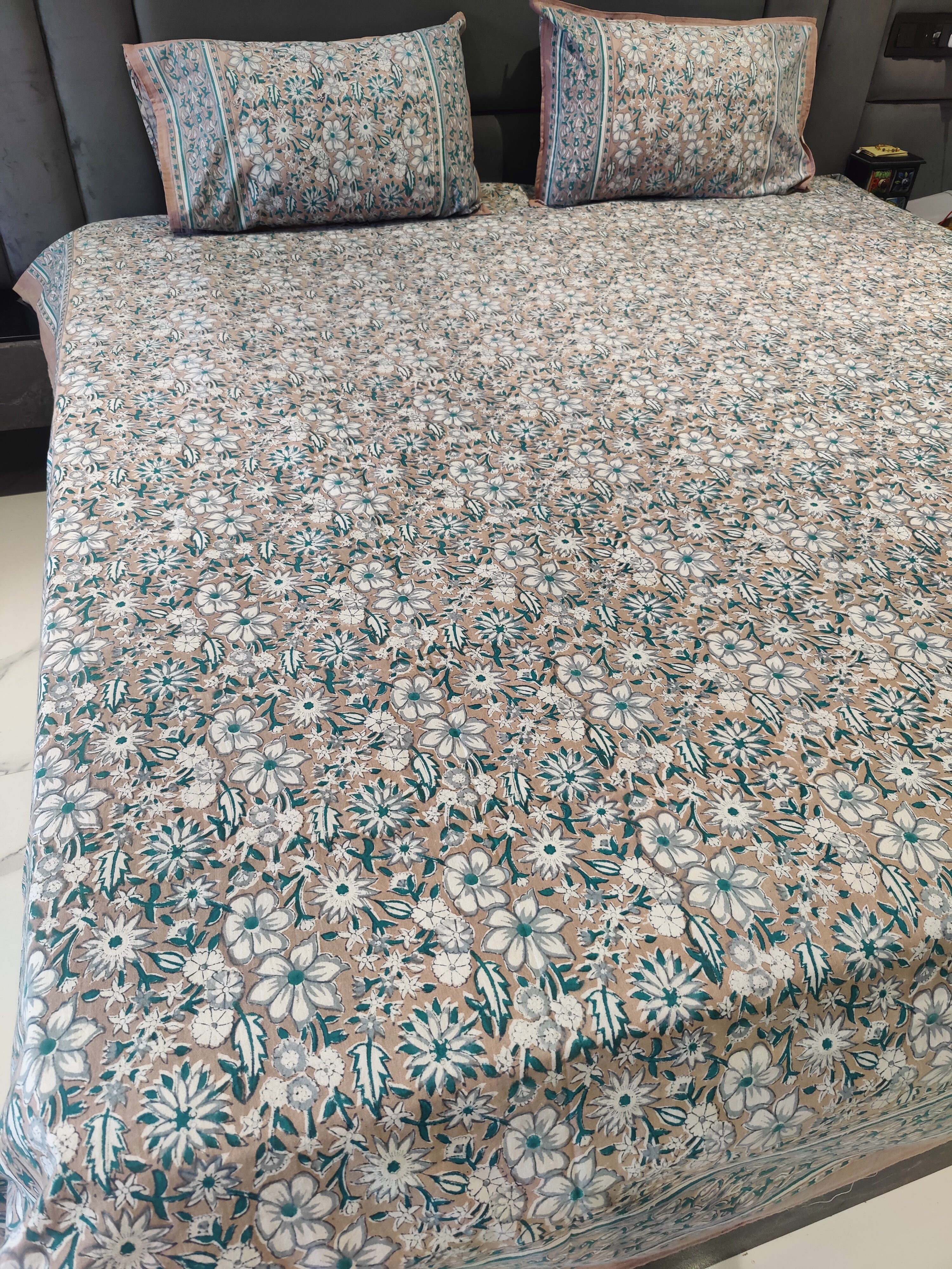 UTSAV HAND BLOCK PRINTED BEDSHEET