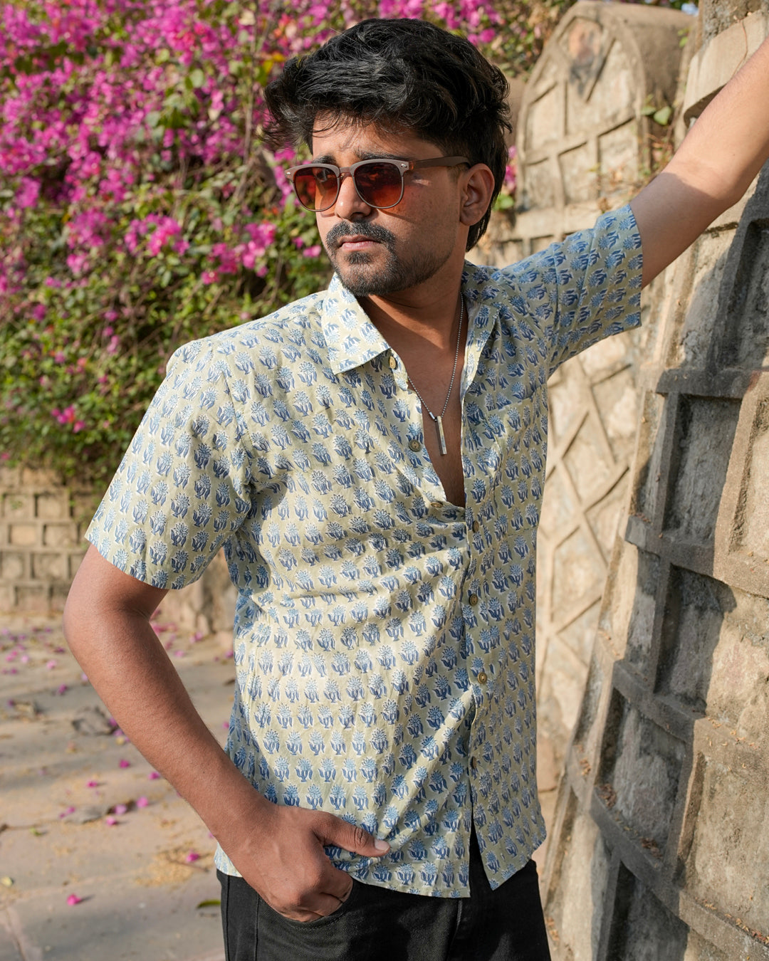 Rajwada half sleeve Men's Shirt