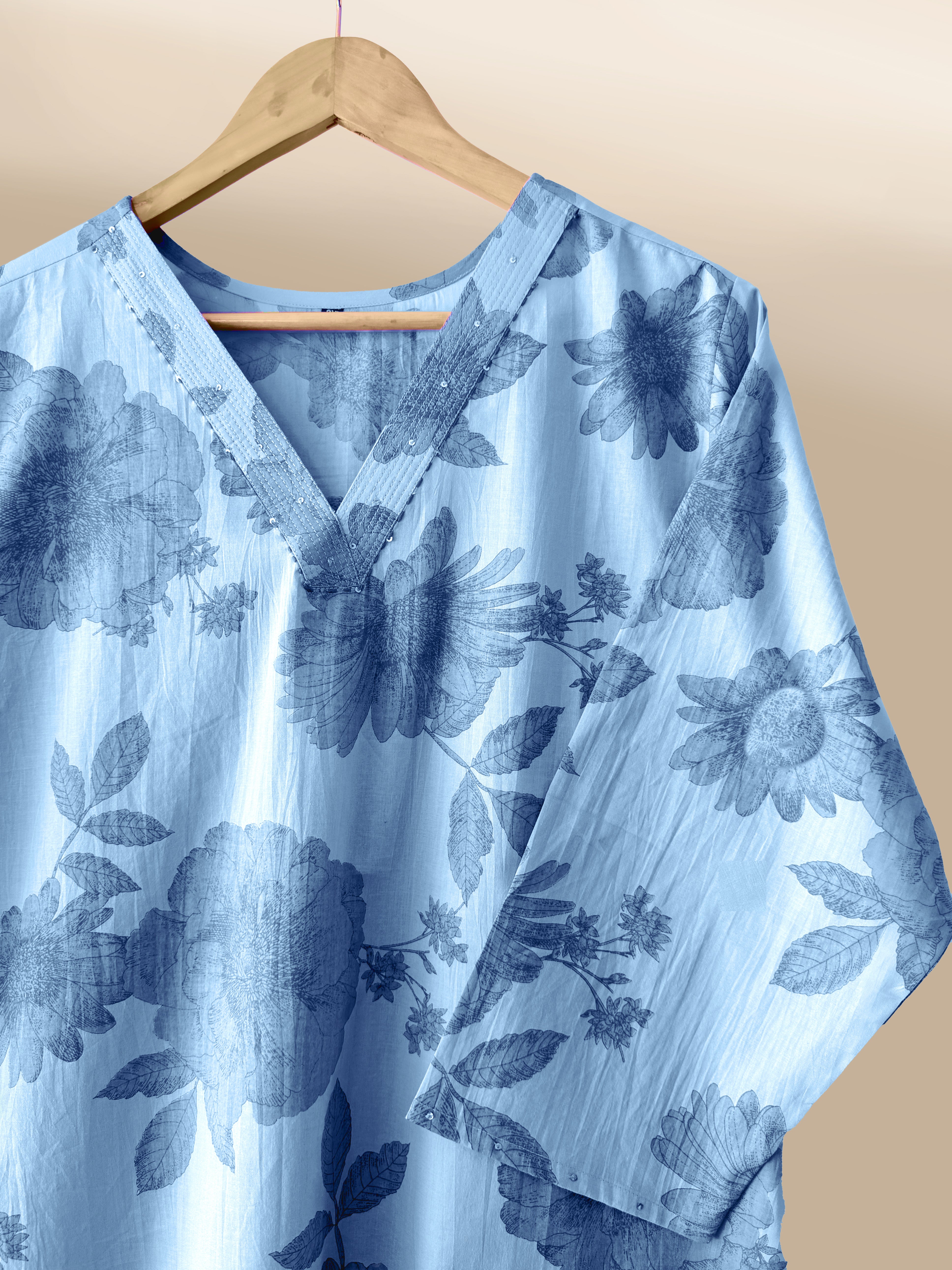 PLUS SIZE PURE COTTON KURTA