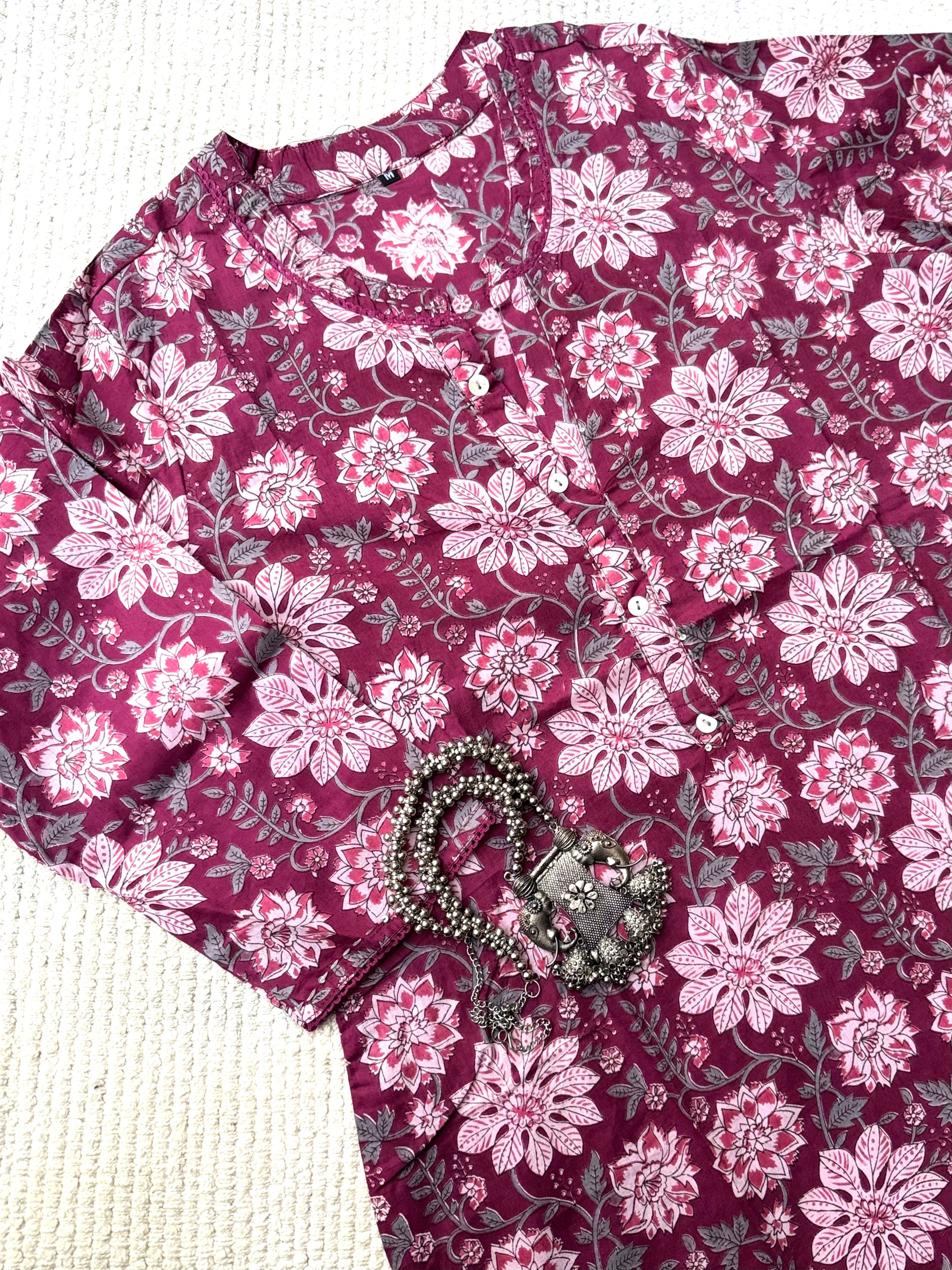 PURE COTTON STRAIGHT KURTA