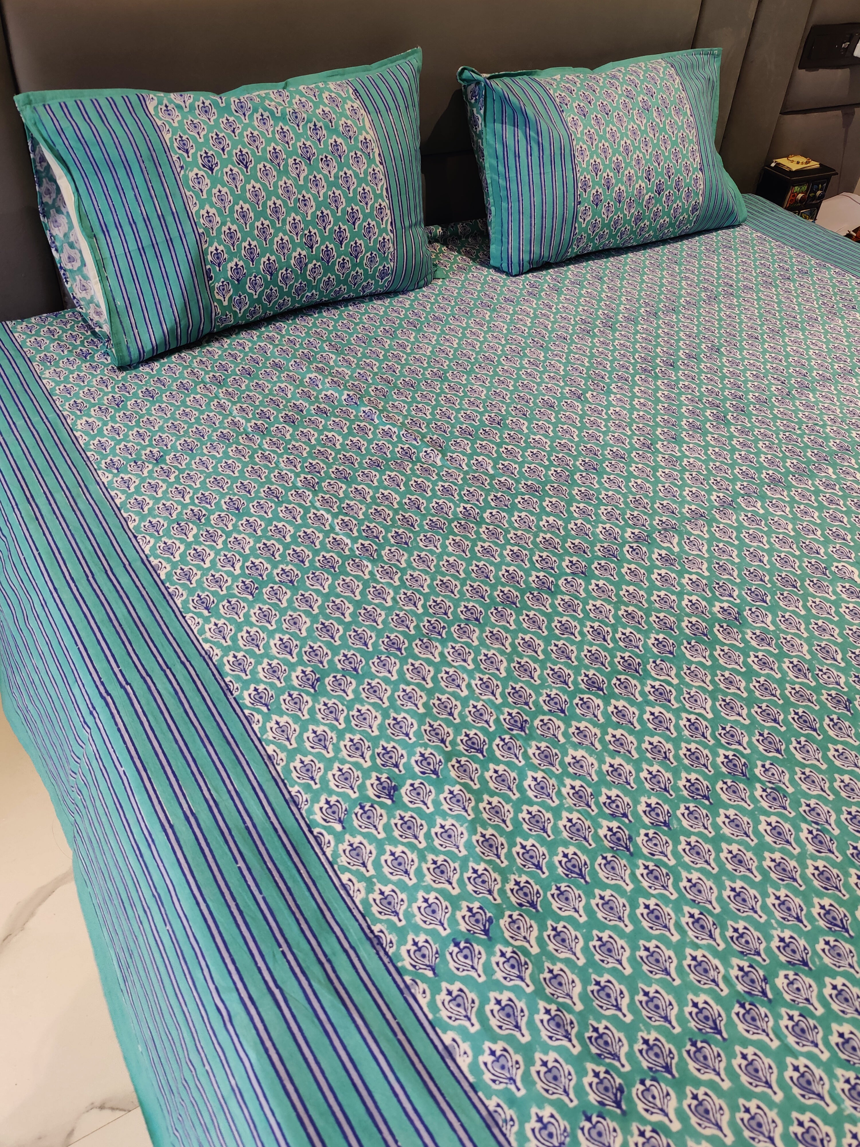 UTSAV HAND BLOCK PRINTED BEDSHEET