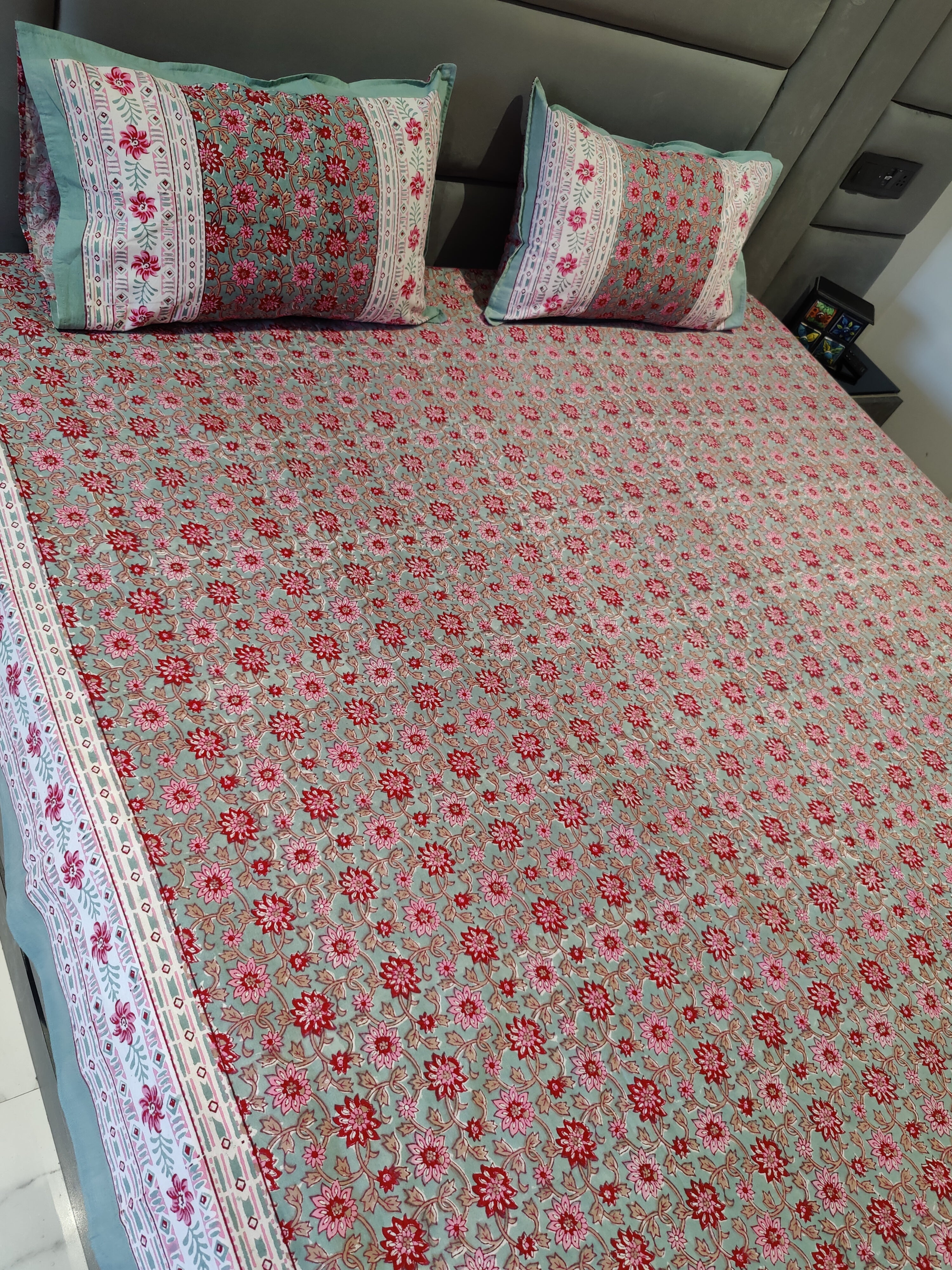 UTSAV HAND BLOCK PRINTED BEDSHEET