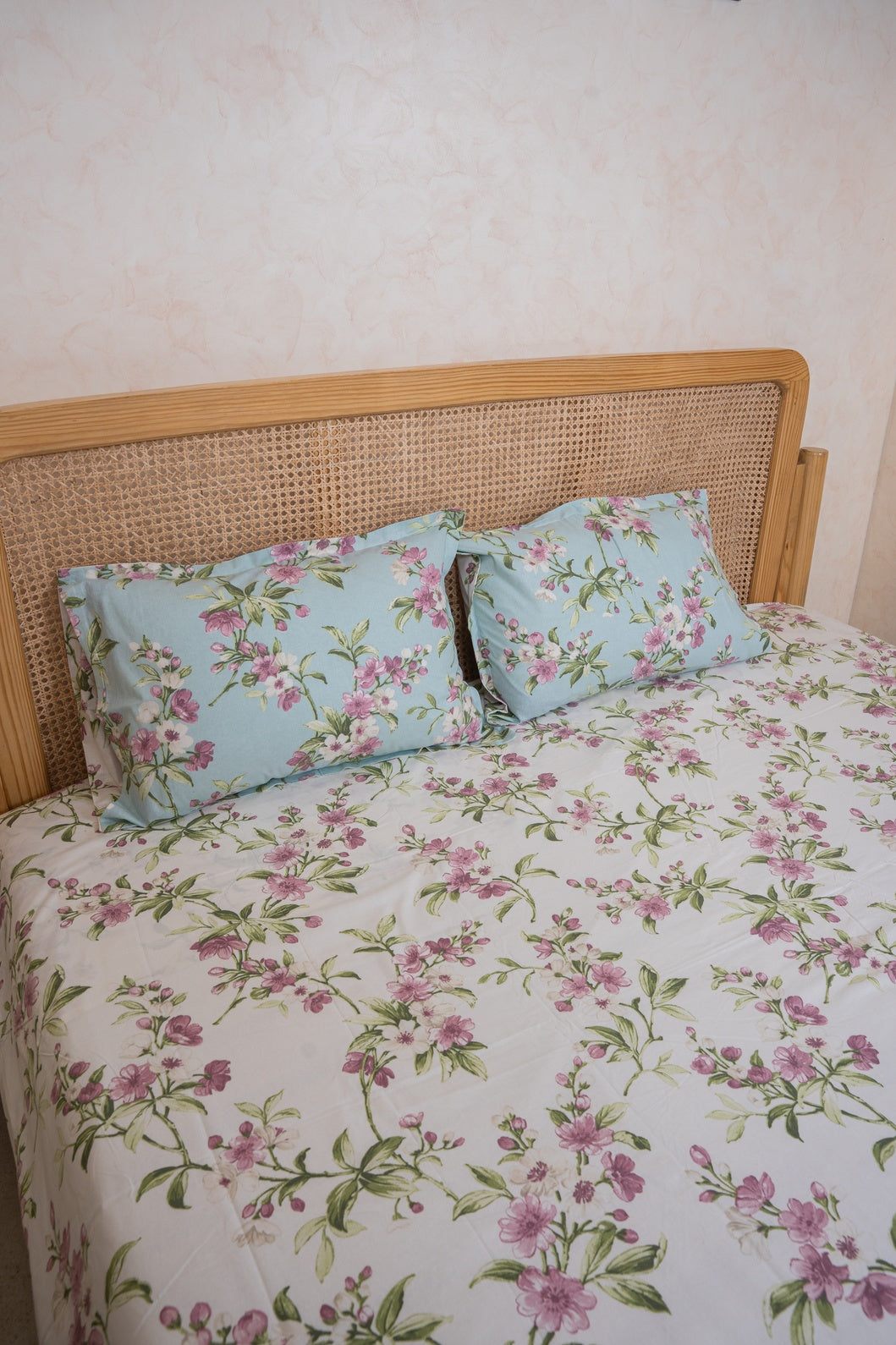 RANGMAHAL PURE COTTON BEDSHEET WITH TWO PILLOW CASES