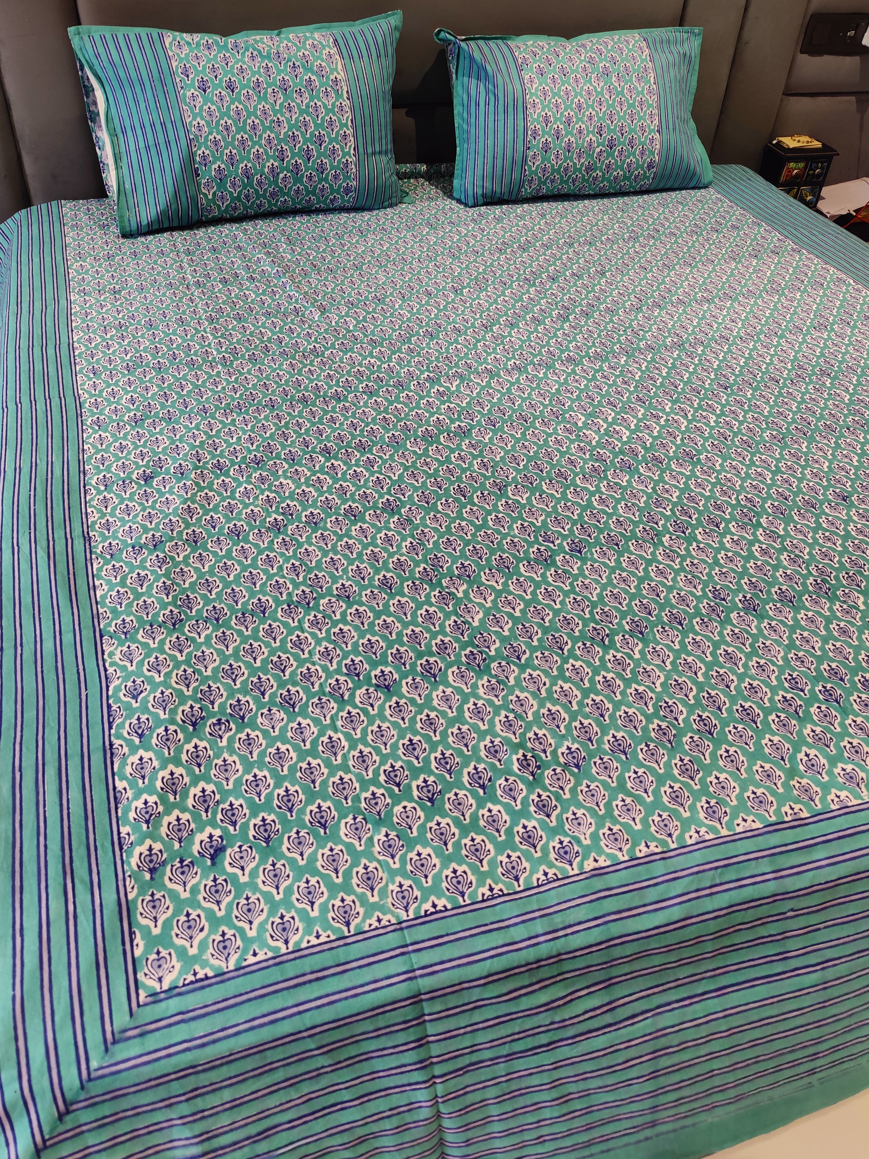 UTSAV HAND BLOCK PRINTED BEDSHEET