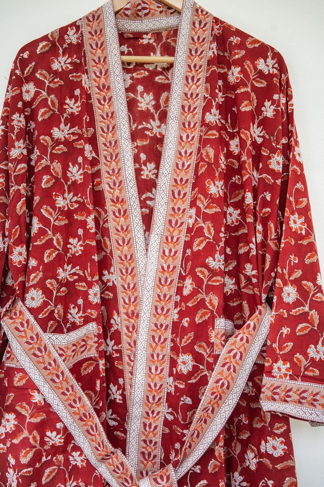 HAND BLOCK PRINTED COTTON KIMONOS