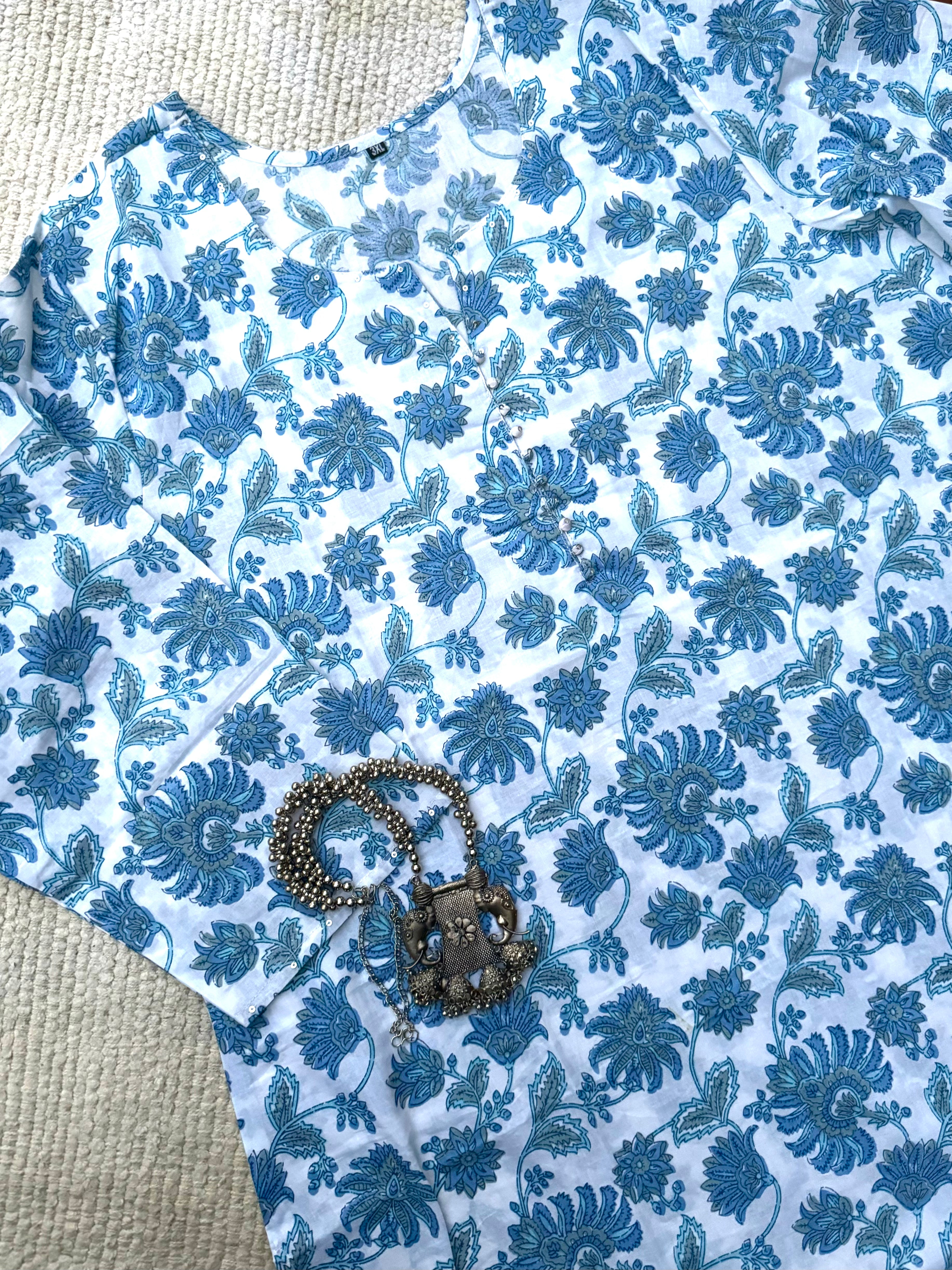 PLUS SIZE PURE COTTON KURTA