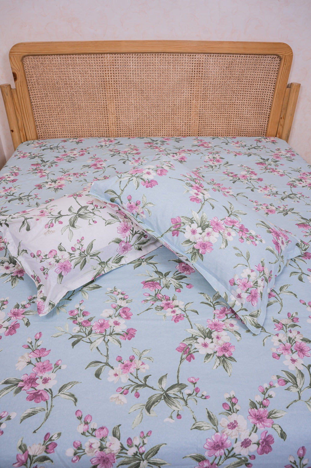 RANGMAHAL PURE COTTON BEDSHEET WITH TWO PILLOW CASES