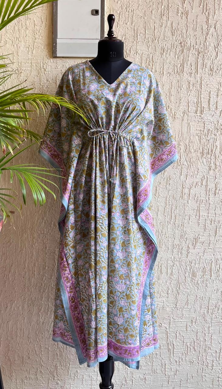 MULMUL LONG KAFTAN